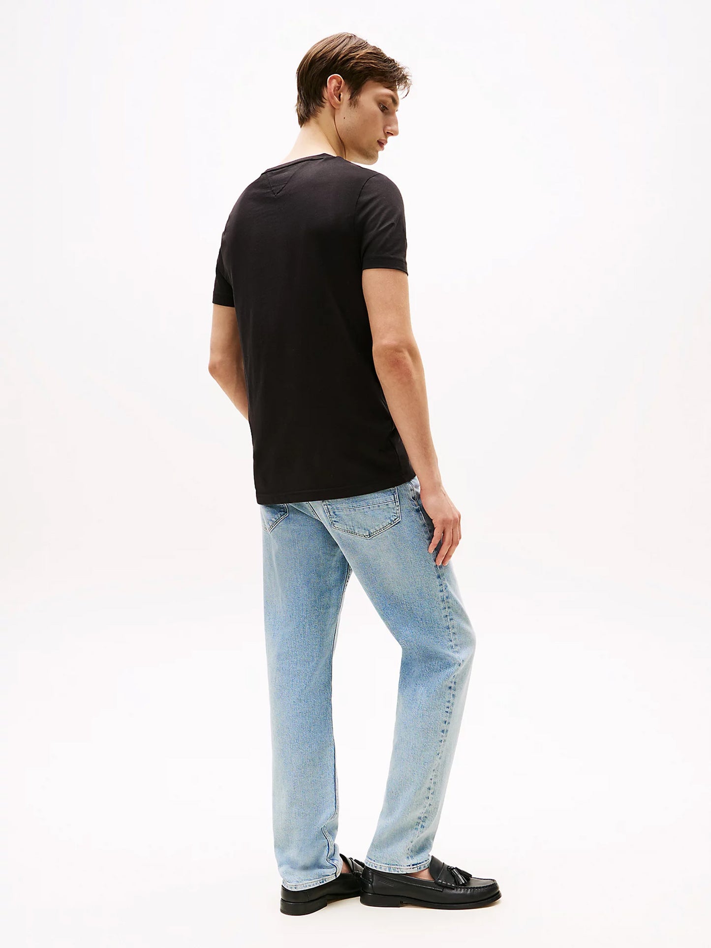 Ανδρικό t-shirt TOMMY LOGO TEE MW0MW11465BAS | MW0MW11465BAS