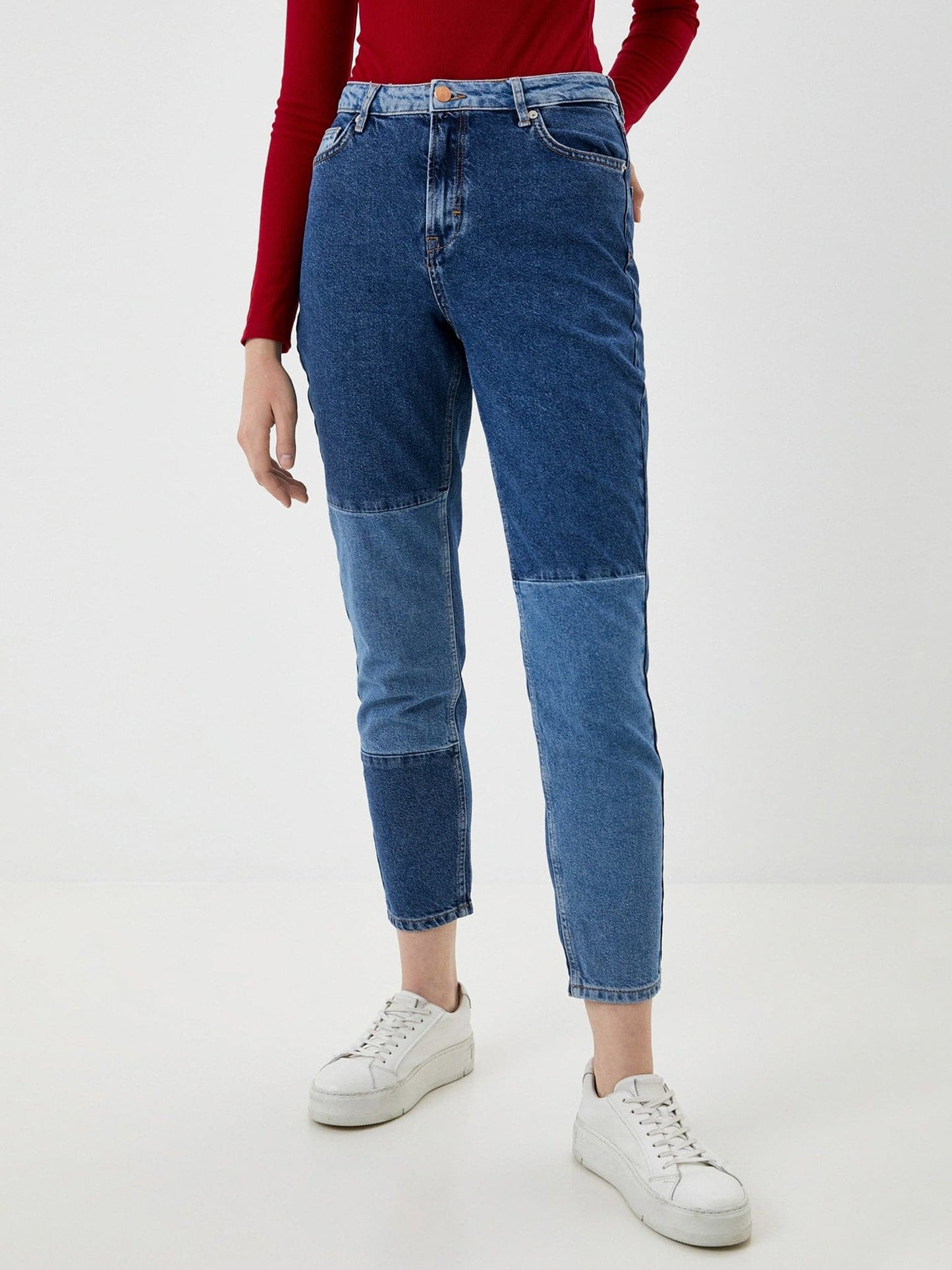 Γυναικείο παντελόνι τζιν ONLJAGGER LIFE HW MOM DNM CROP 15250283 | 15250283