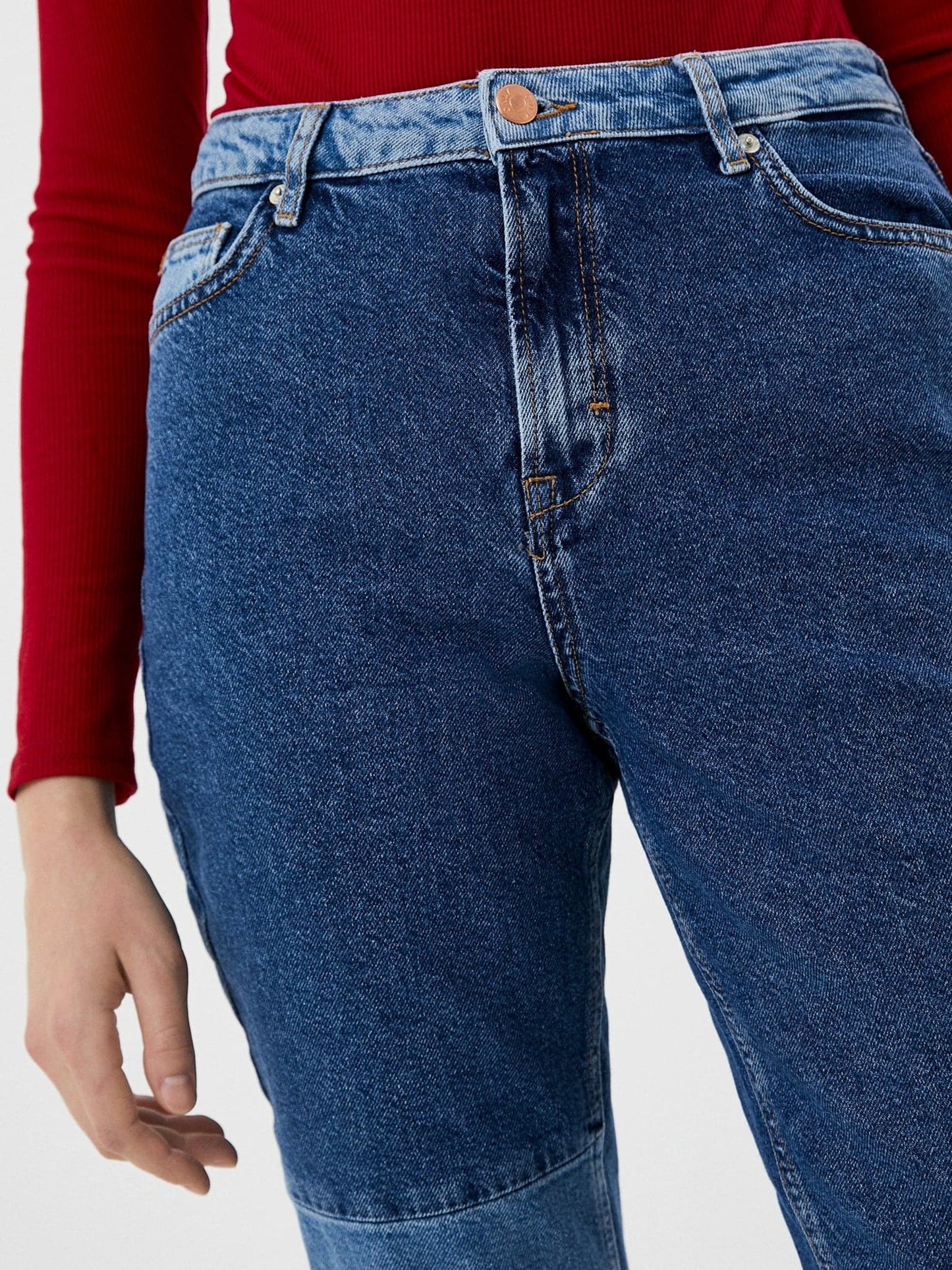 Γυναικείο παντελόνι τζιν ONLJAGGER LIFE HW MOM DNM CROP 15250283 | 15250283
