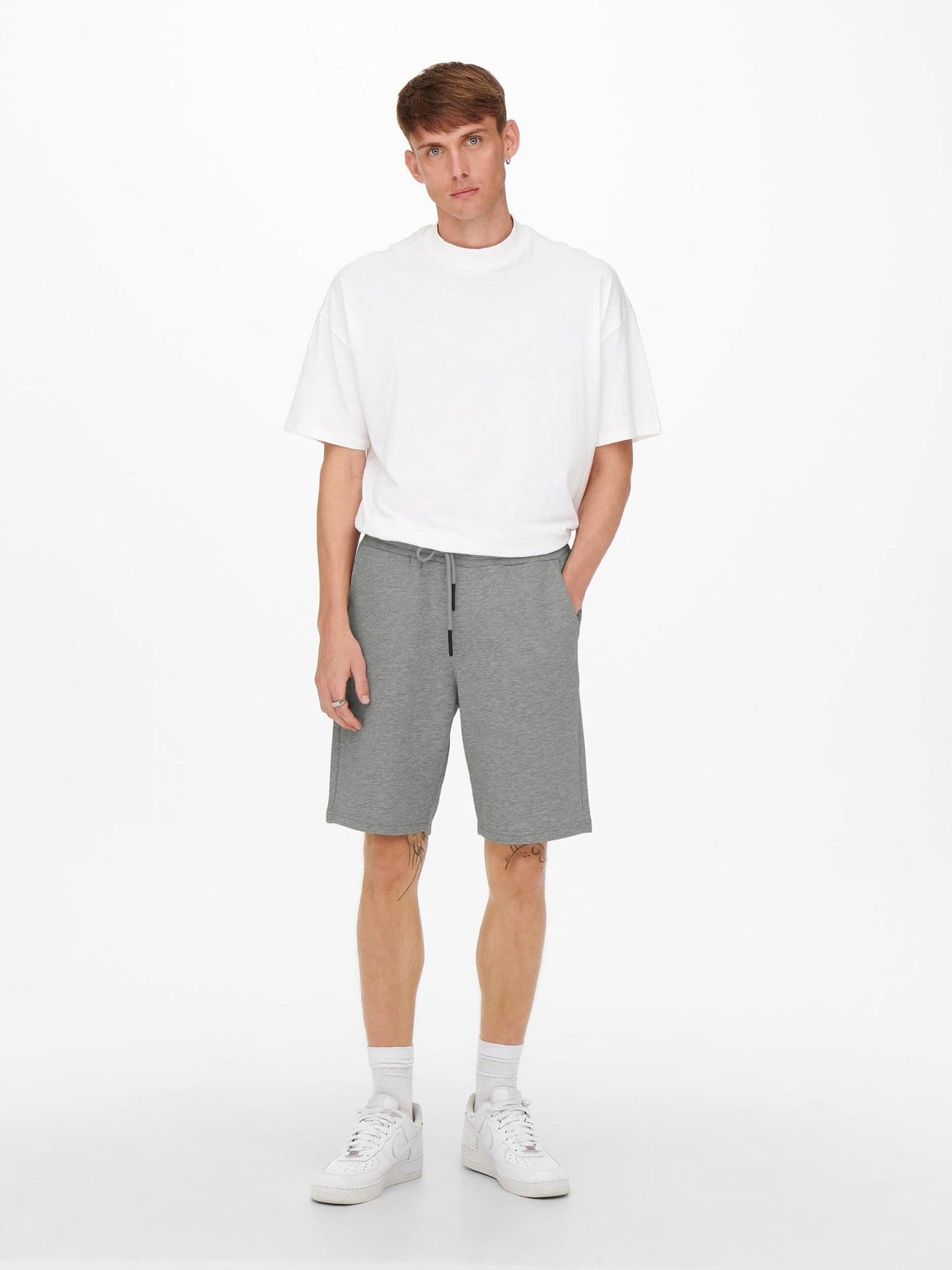 Ανδρική βερμούδα φούτερ ONSCERES SWEAT SHORTS NOOS 22019490 | 22019490