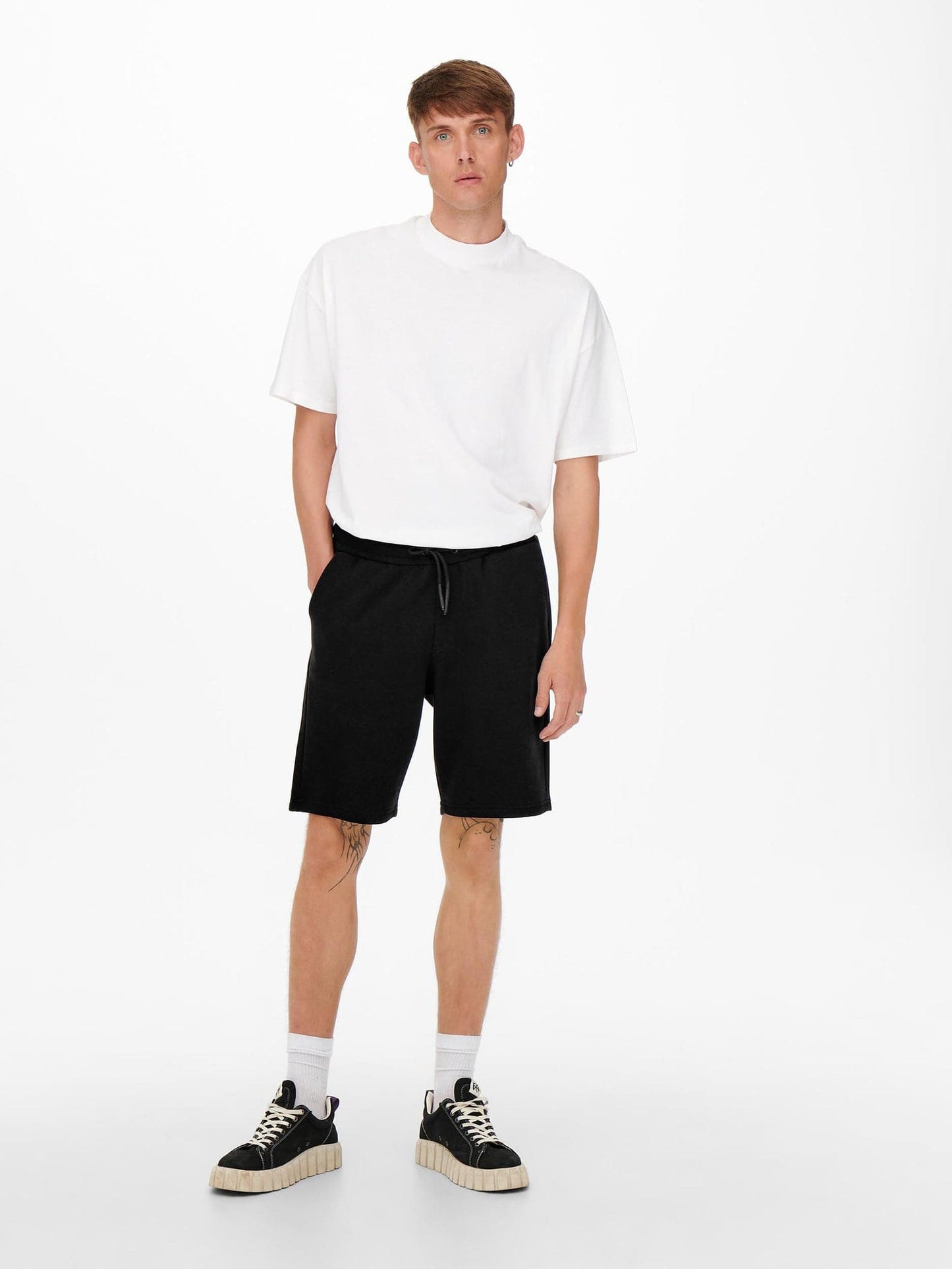 Ανδρική βερμούδα μακό ONSCERES SWEAT SHORTS NOOS 22019490 | 22019490