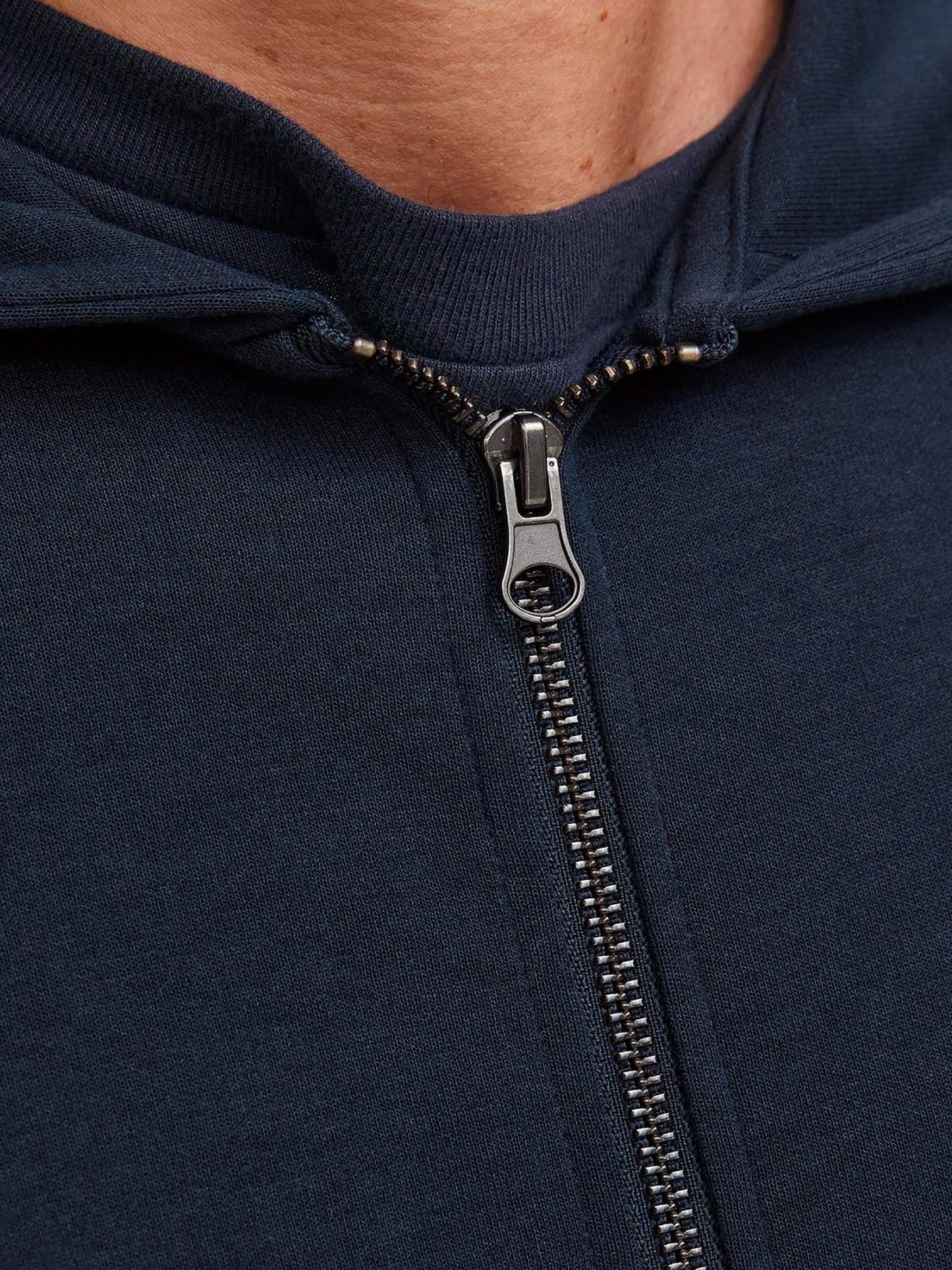 Ανδρική ζακέτα Plain Zip hoodie 12181901 | 12181901