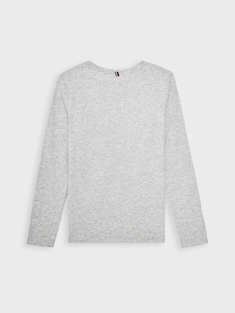 Παιδική μπλούζα LONG-SLEEVE ORGANIC COTTON T-SHIRT KB0KB04141004 | KB0KB04141004