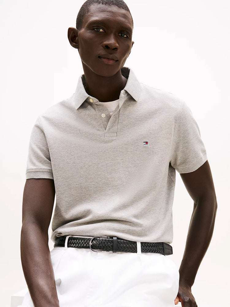 1985 COLLECTION FLAG EMBROIDERY REGULAR FIT POLO MW0MW17770P01 | MW0MW17770P01