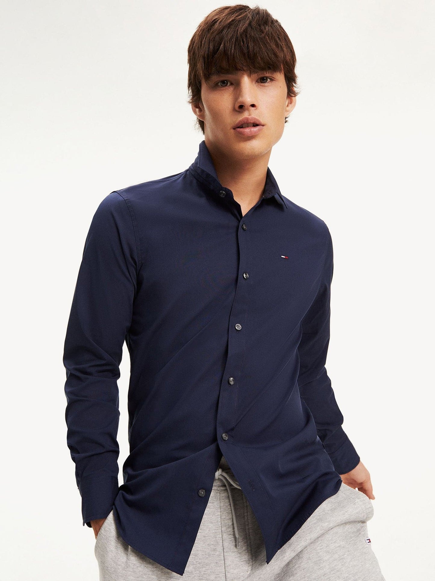 Ανδρικό πουκάμισο TJM ORIGINAL STRETCH SHIRT DM0DM04405002 | DM0DM04405002