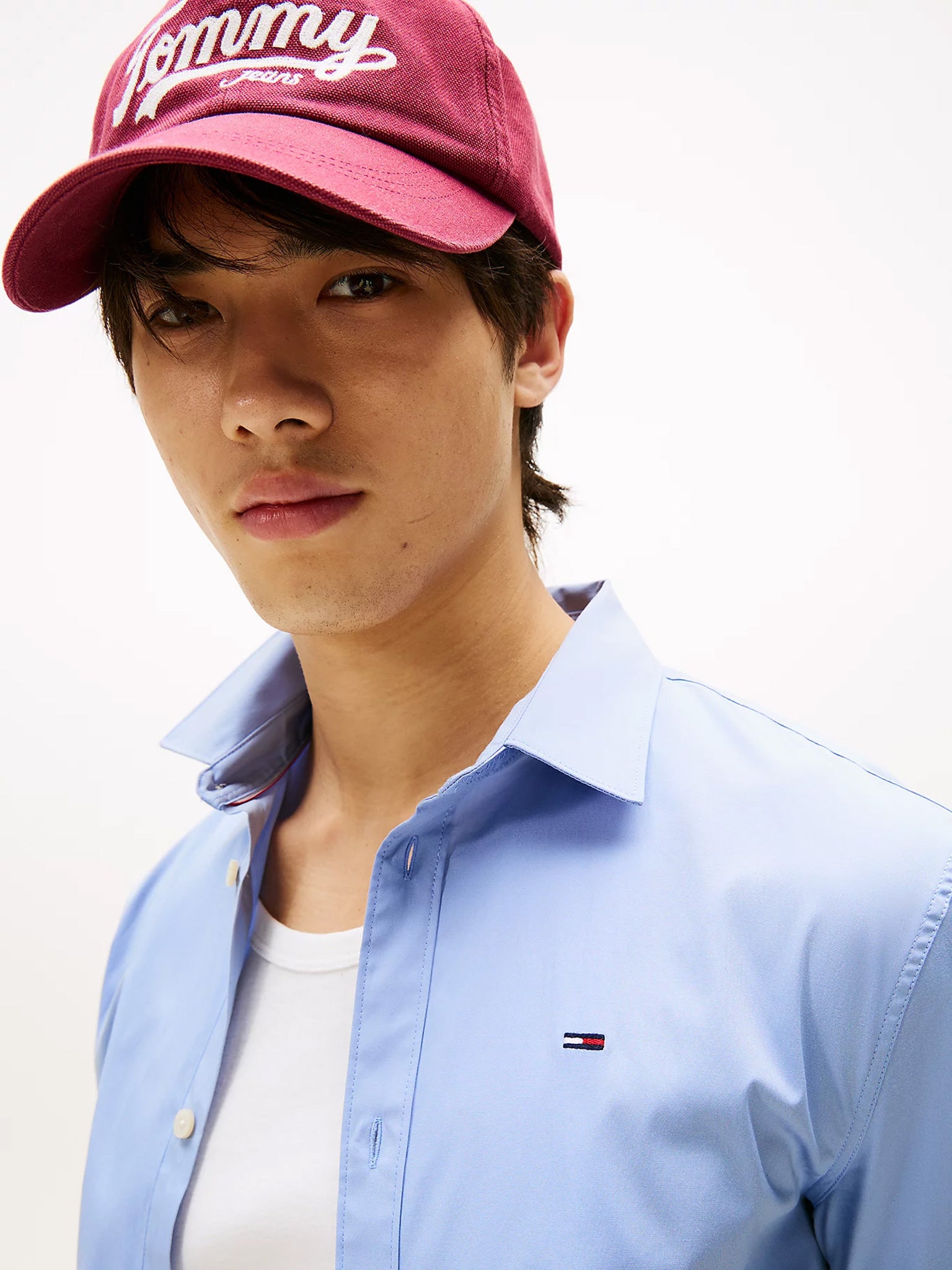 Ανδρικό πουκάμισο TJM ORIGINAL STRETCH SHIRT DM0DM04405556 | DM0DM04405556