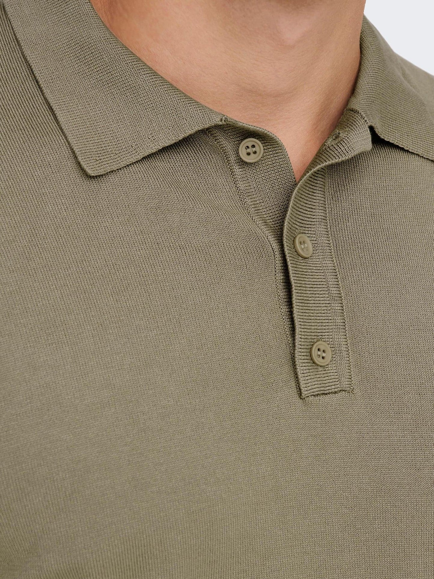 Ανδρική polo ONSWYLER LIFE REG 14 LS POLO KNIT NOOS 22021184 | 22021184