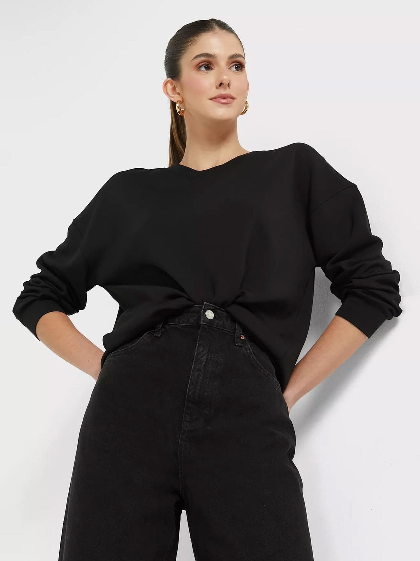 Γυναικεία μπλούζα VMSILKY L/S SWEAT BLOUSE VIP 10280218 | 10280218