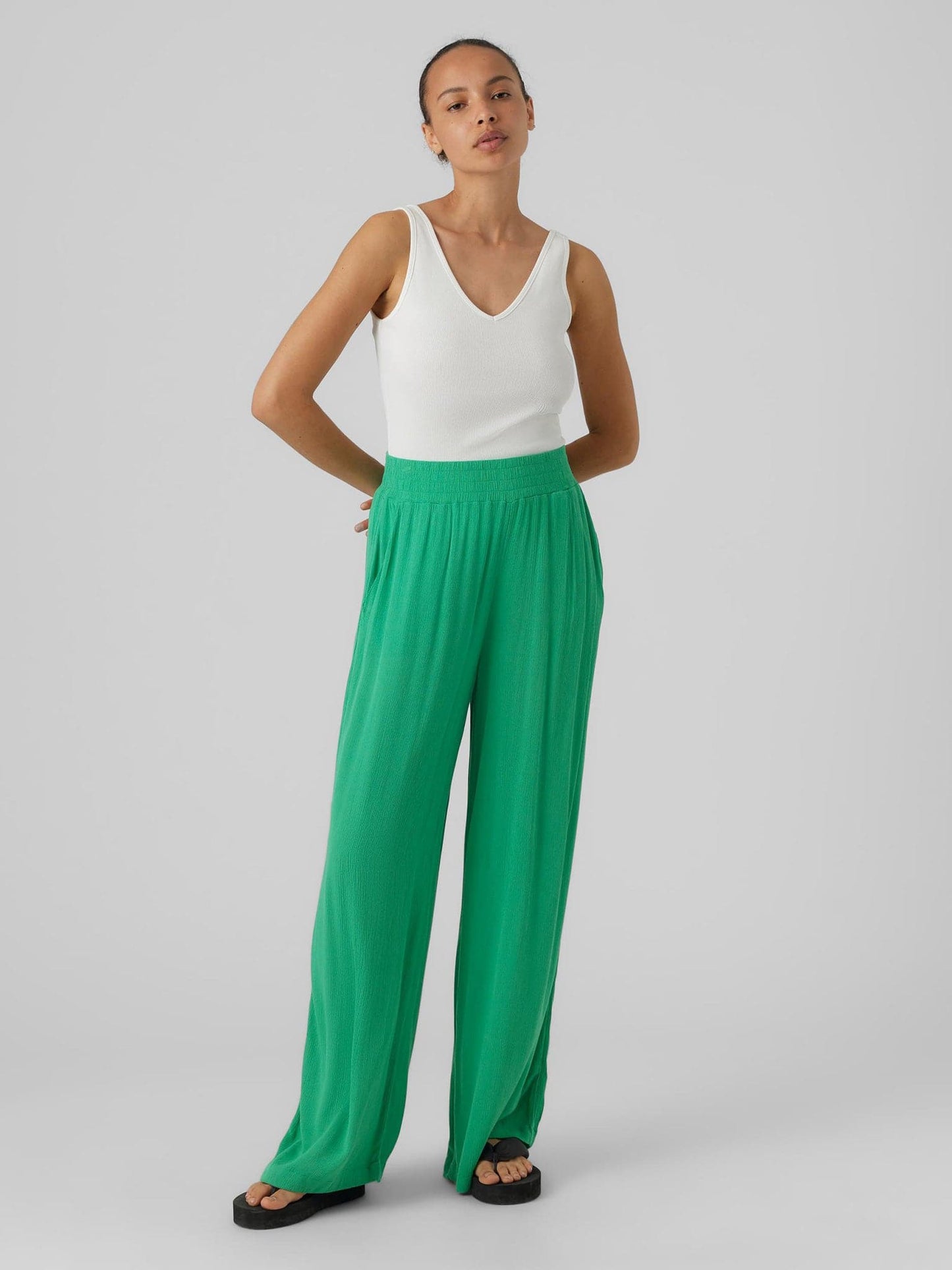 Γυναικεία παντελόνα VMMENNY HW WIDE PANTS WVN GA 10282478 | 10282478