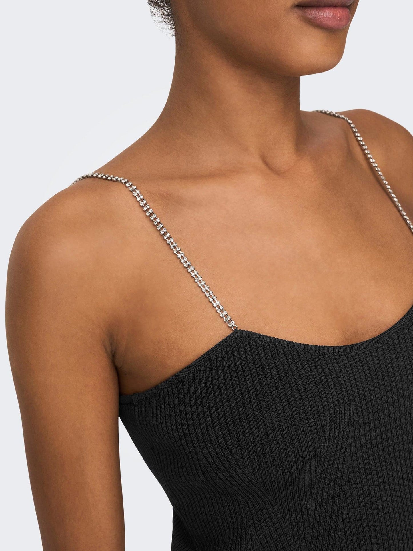 Γυναικείο crop top με στρας ONLMOON SL BLING TOP 15287275 | 15287275