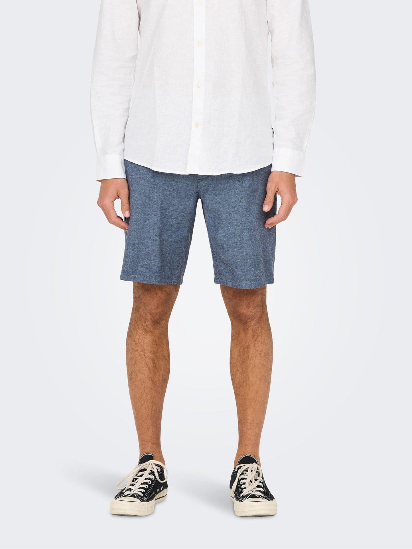 Ανδρική βερμούδα ONSMARK 0011 COTTON LINEN SHORTS 22024940 | 22024940