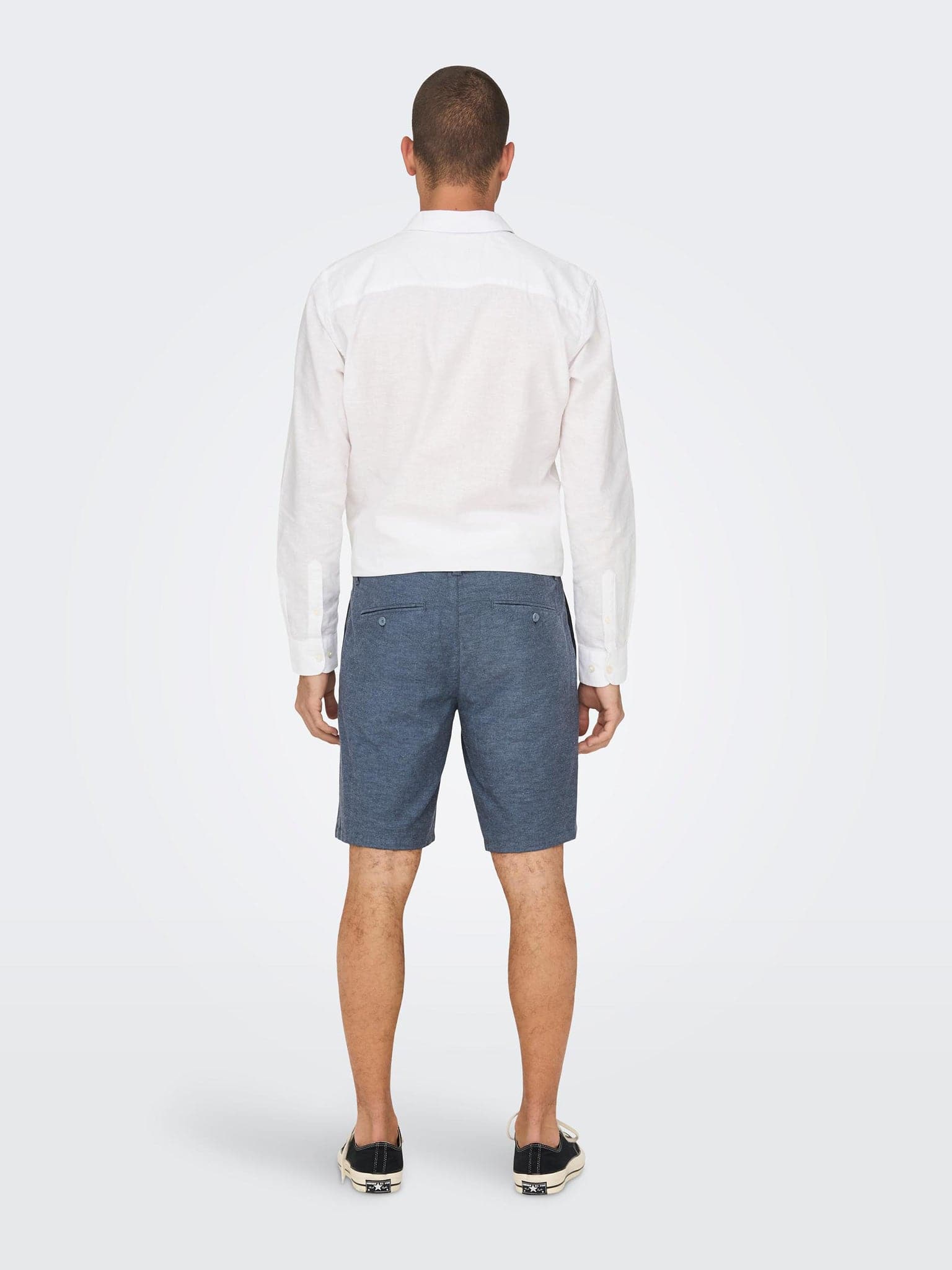 Ανδρική βερμούδα ONSMARK 0011 COTTON LINEN SHORTS 22024940 | 22024940