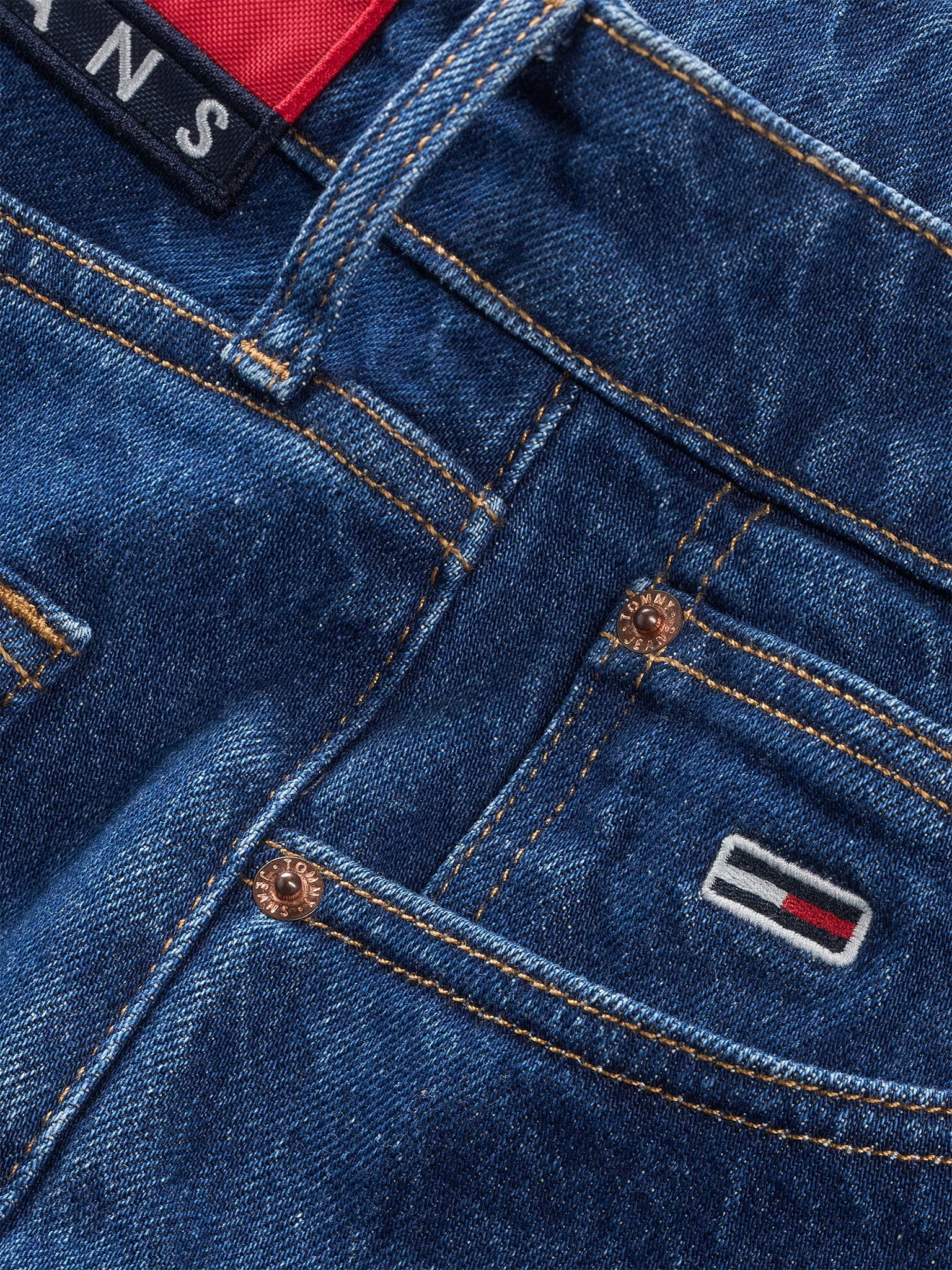 Ανδρικό παντελόνι τζιν RYAN REGULAR FIT STRAIGHT LEG JEANS DM0DM166851BK | DM0DM166851BK