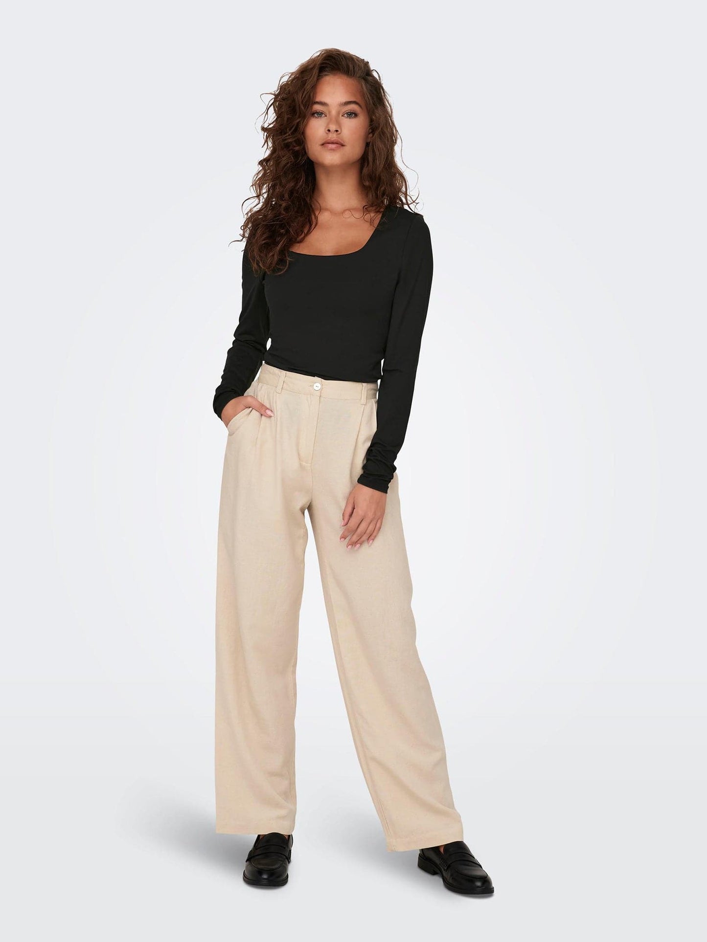 Γυναικεία μπλούζα ONLEA L/S 2-WAY DEEP NECK TOP JRS 15302647 | 15302647