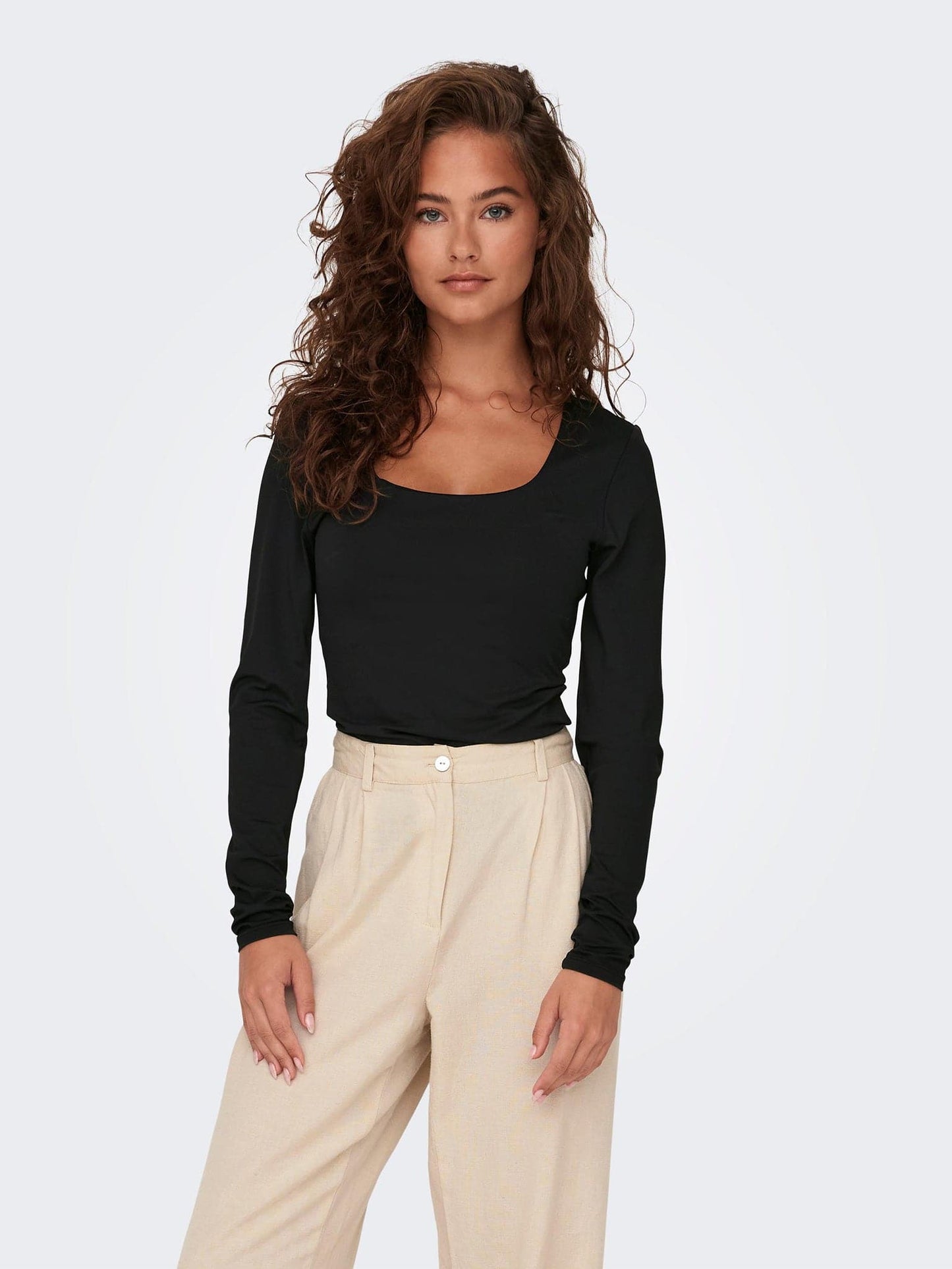 Γυναικεία μπλούζα ONLEA L/S 2-WAY DEEP NECK TOP JRS 15302647 | 15302647