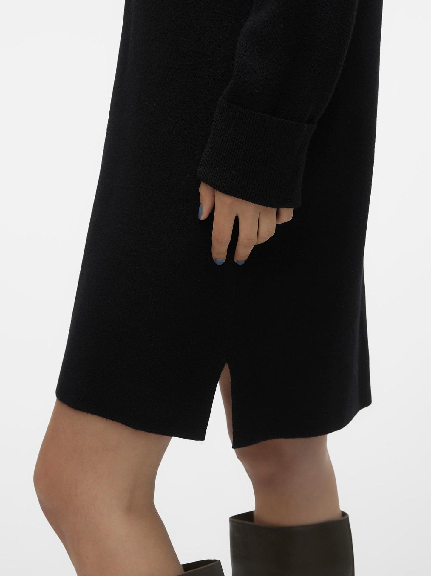 Γυναικείο φόρεμα πλεκτό VMGOLDNEEDLE LS SHORT HIGHNECK DRESS 10290624 | 10290624