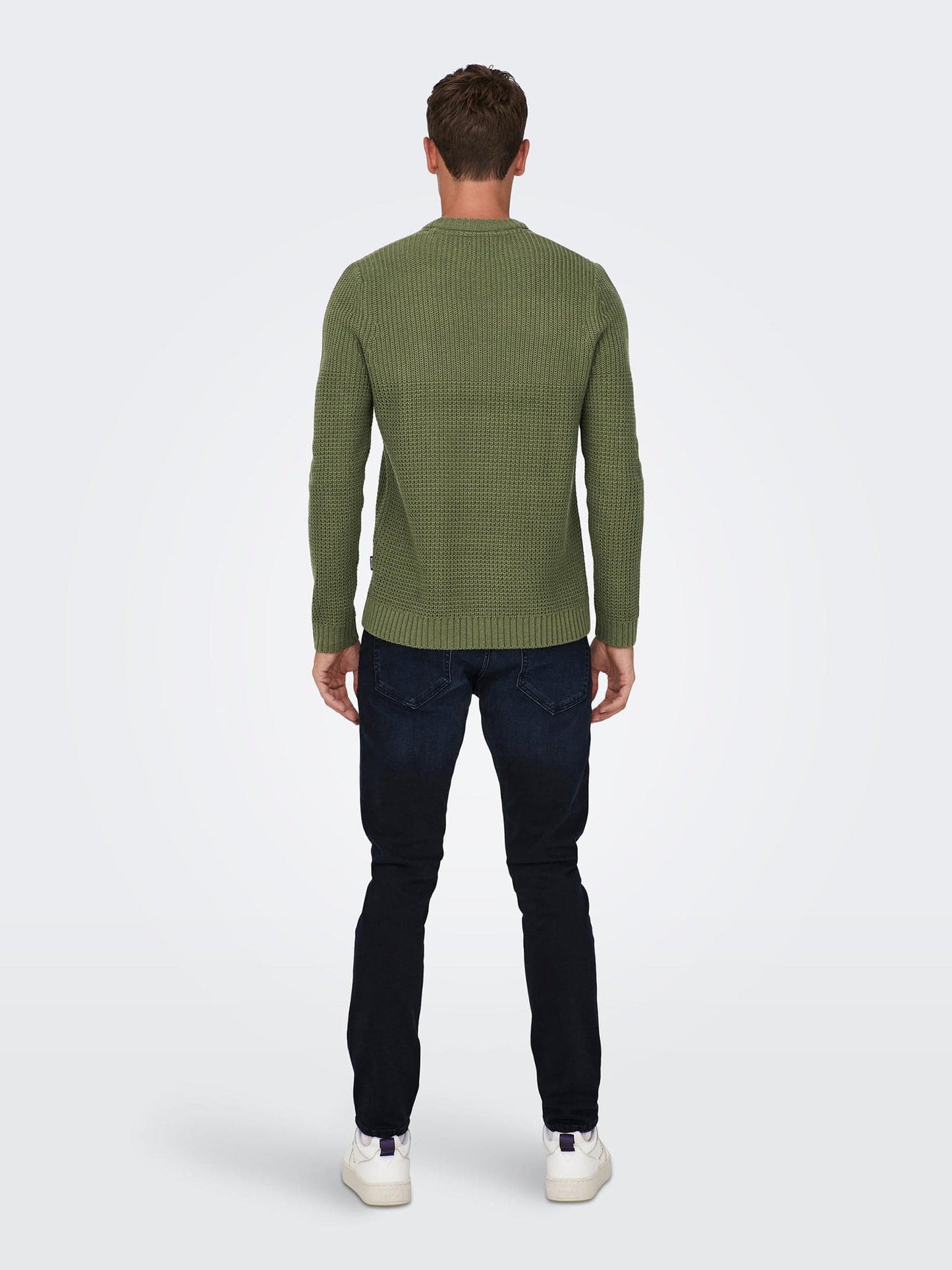 Ανδρική μπλούζα πλεκτή ONSADAM REG 5 STRUC CREW KNIT 22022457 | 22022457