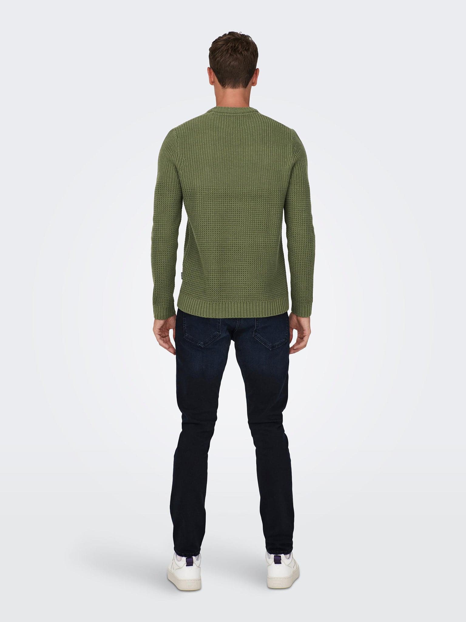 Ανδρική μπλούζα πλεκτή ONSADAM REG 5 STRUC CREW KNIT 22022457 | 22022457