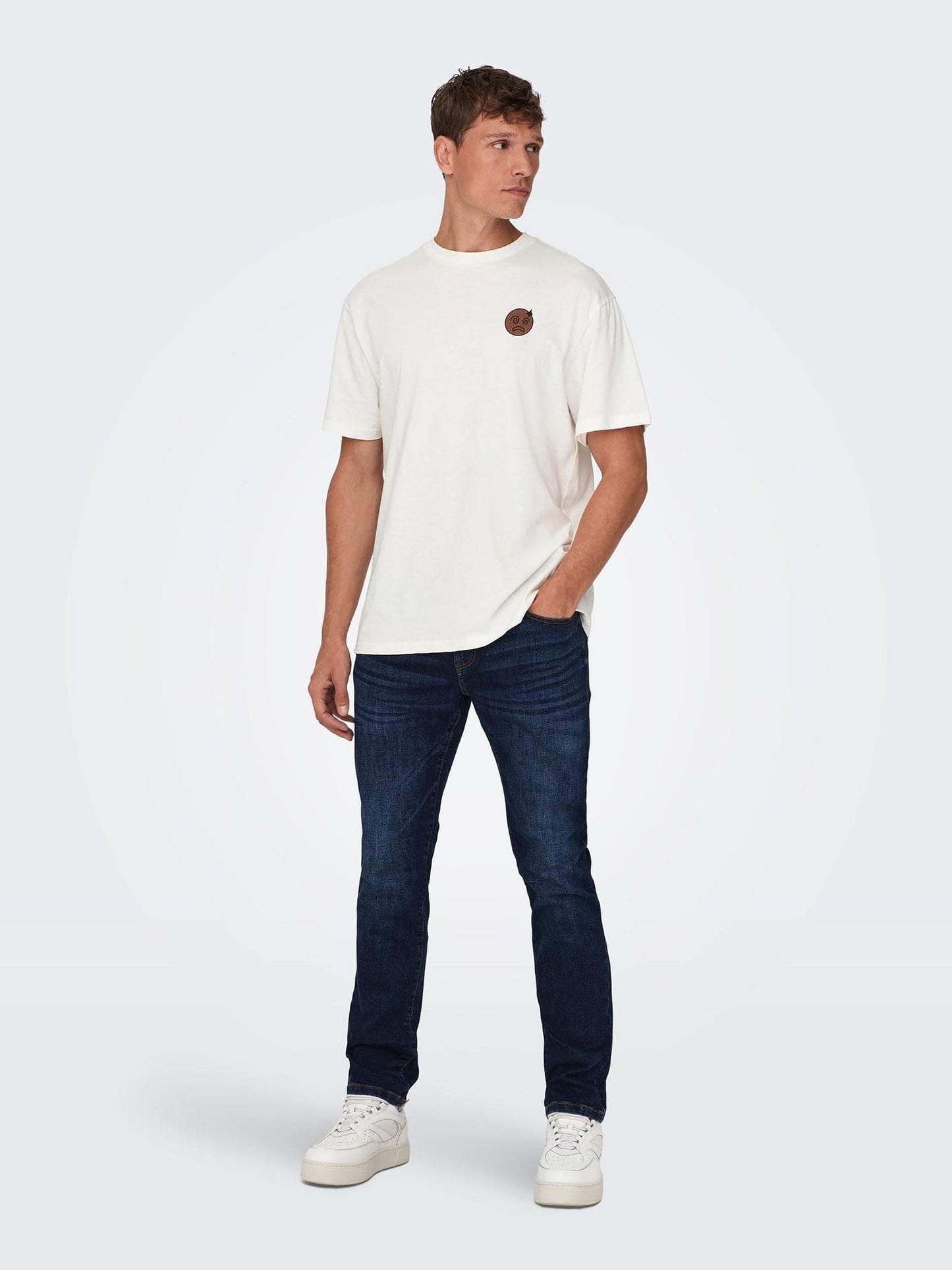 Ανδρικό παντελόνι τζιν ONSWEFT REG.DK. BLUE 6752 DNM JEANS NOOS 22026752 | 22026752