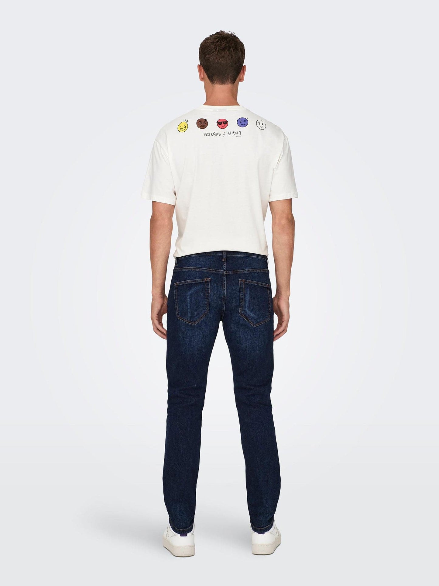 Ανδρικό παντελόνι τζιν ONSWEFT REG.DK. BLUE 6752 DNM JEANS NOOS 22026752 | 22026752