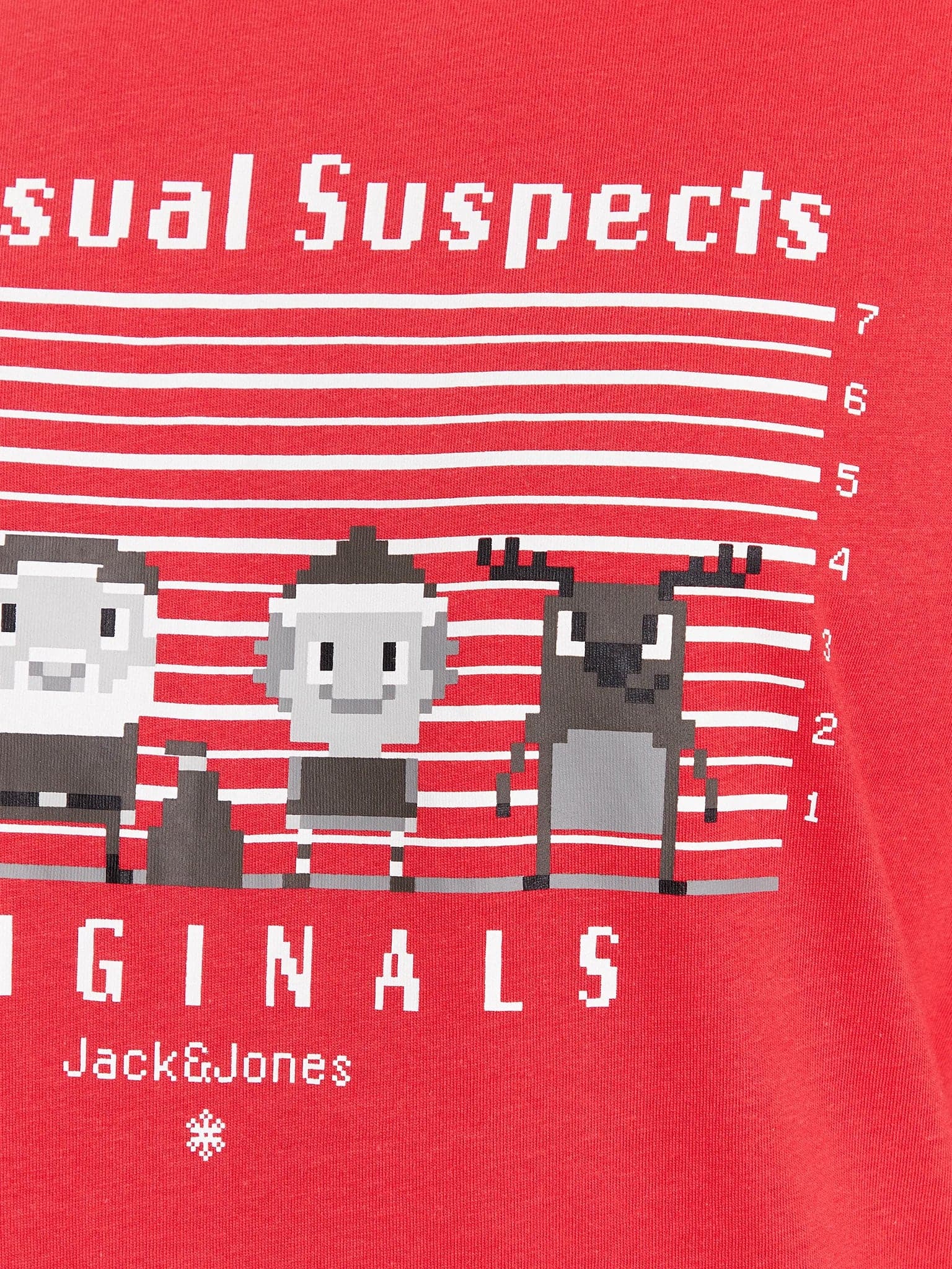 Ανδρικό t-shirt JORPIXMAS TEE SS CREW NECK 12246605 | 12246605