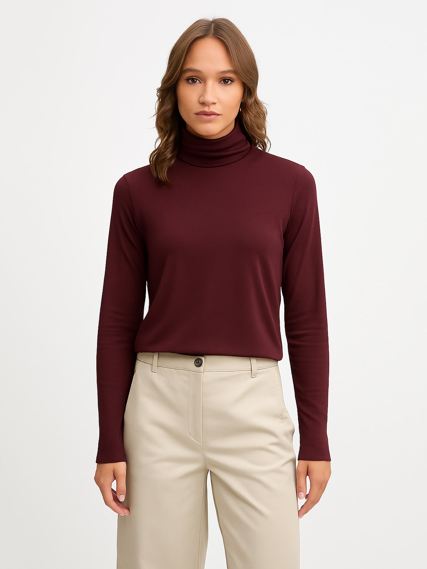 Γυναικεία μπλούζα VMALBERTE LS ROLLNECK TOP JRS NOOS 10293803 | 10293803