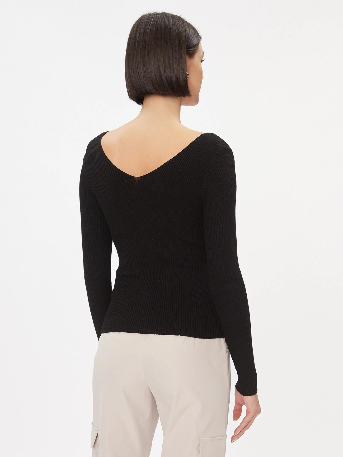 Γυναικεία μπλούζα πλεκτή ONLJULIE LIFE LS V-NECK KNT 15302350 | 15302350
