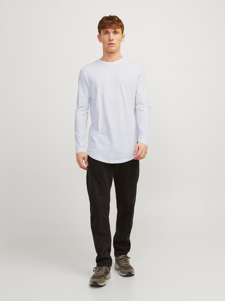Ανδρική μπλούζα μακό JJENOA TEE O-NECK LS NOOS 12190128 | 12190128