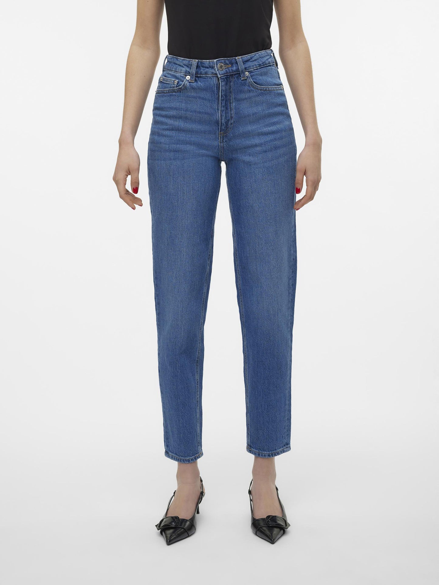 Γυναικείο παντελόνι τζιν VMTESSA HR MOM JEANS RA380 GA NOOS 10297655 | 10297655