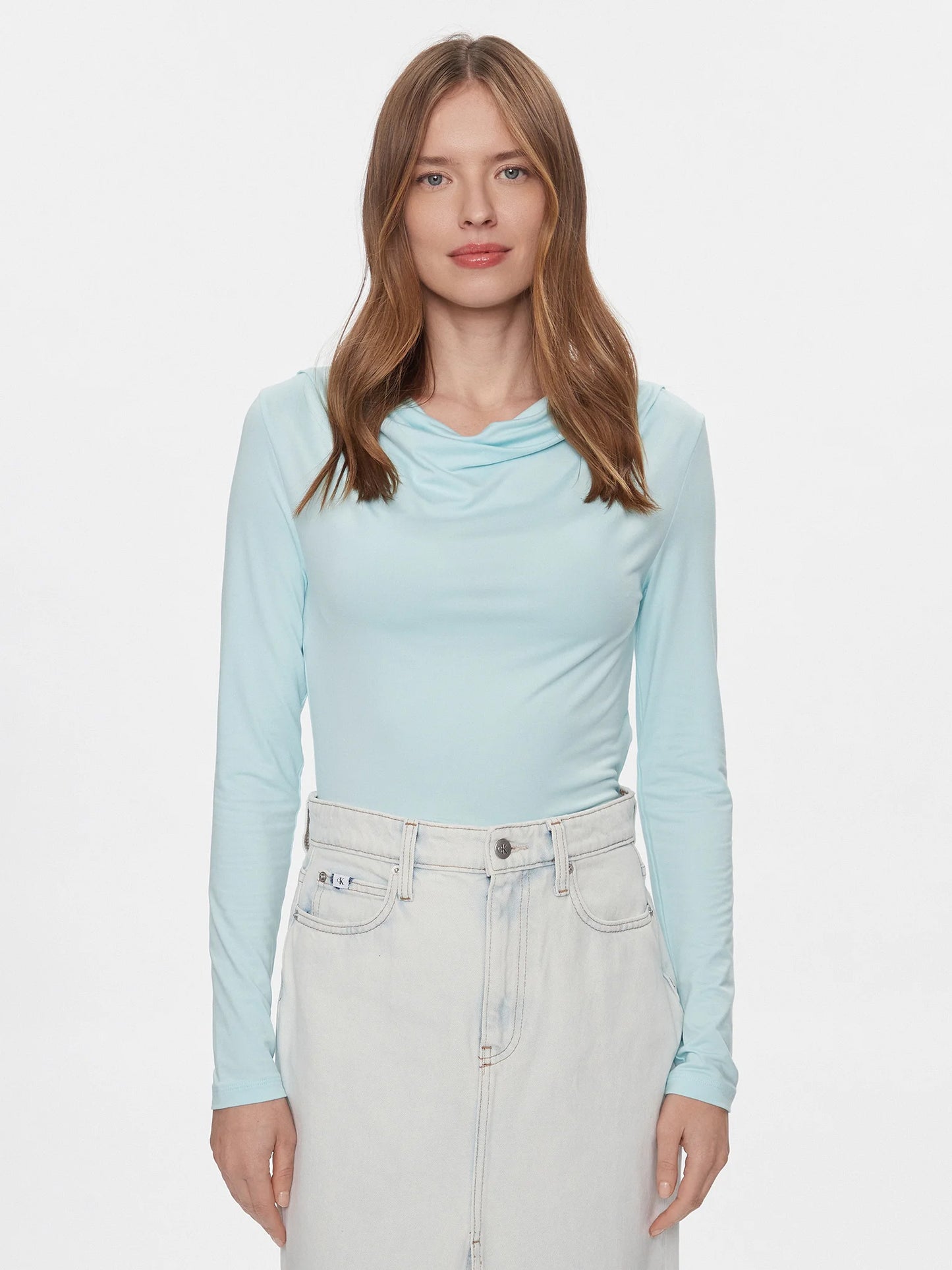 Γυναικεία μπλούζα VMCAROL LS SHORT WATERFALL TOP JRS 10300935 | 10300935