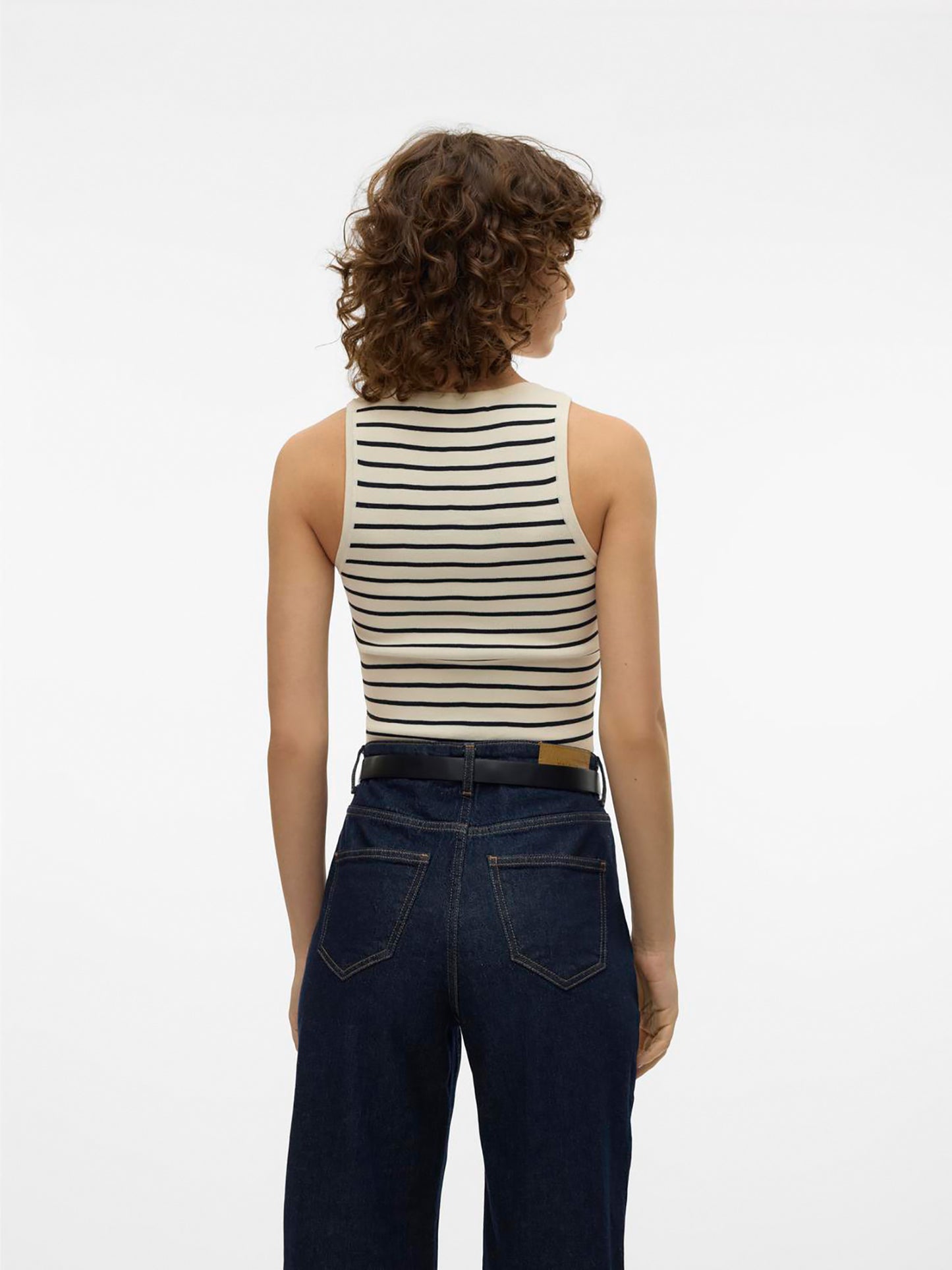 Γυναικείο top VMGINNY SL O-NECK CROP TOP NOOS 10300339 | 10300339