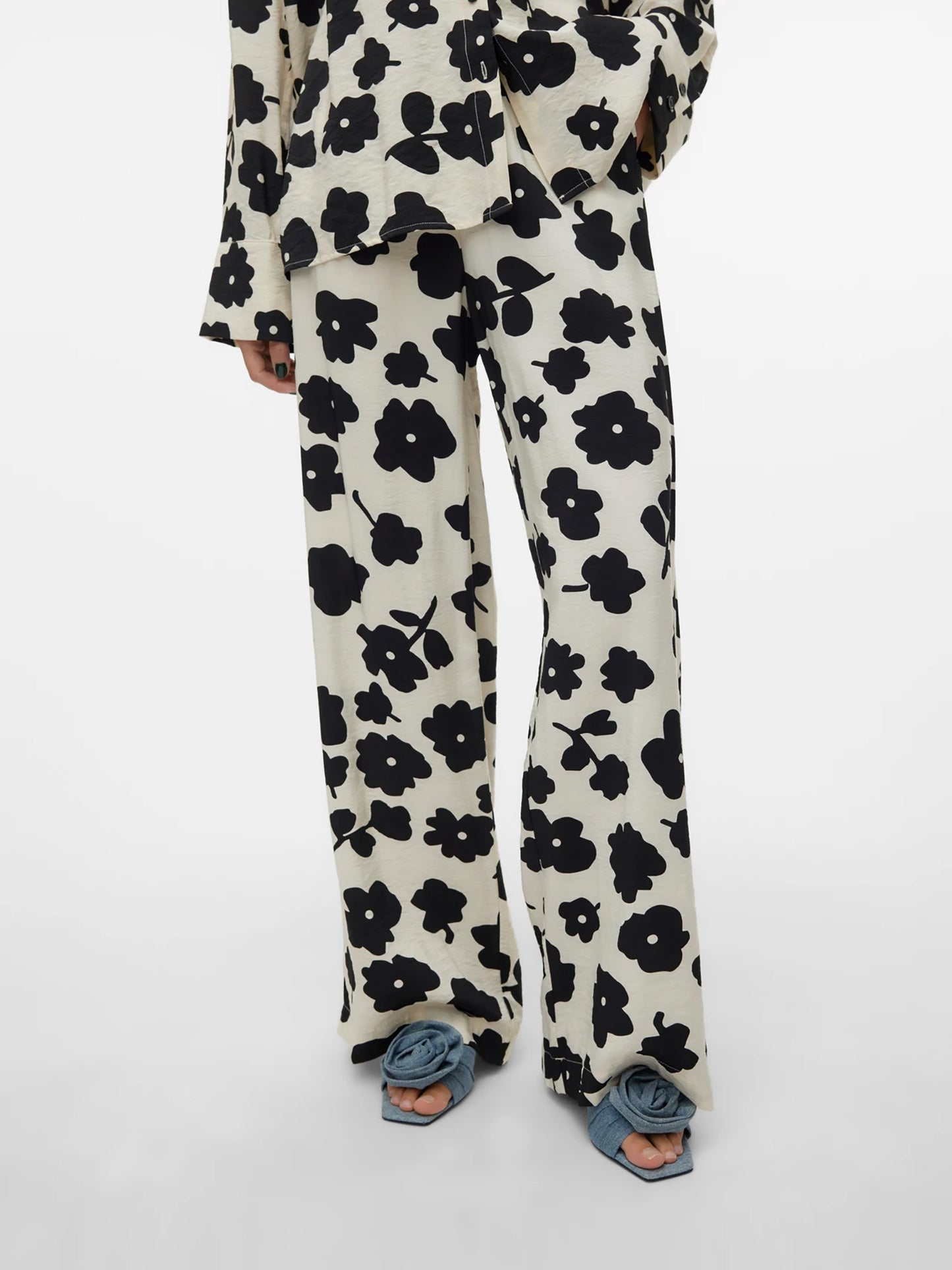 Γυναικεία παντελόνα VMJESSA HW WIDE PANTS VMA 10305635 | 10305635