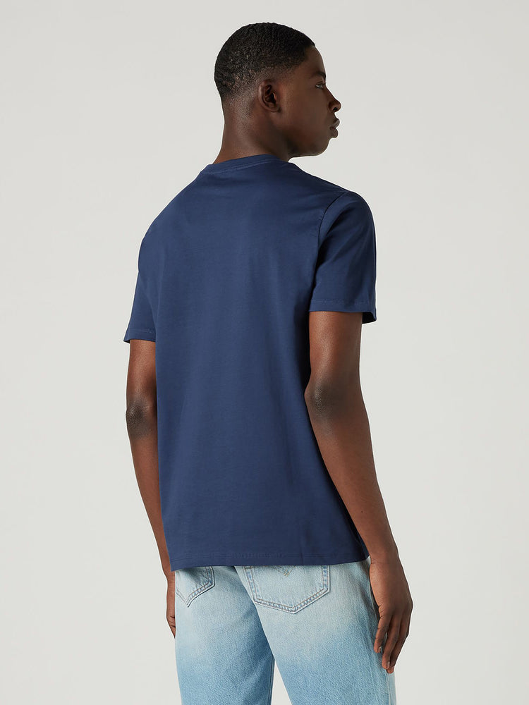 Ανδρικό t-shirt graphic set-in neck blues 177830139 | 177830139