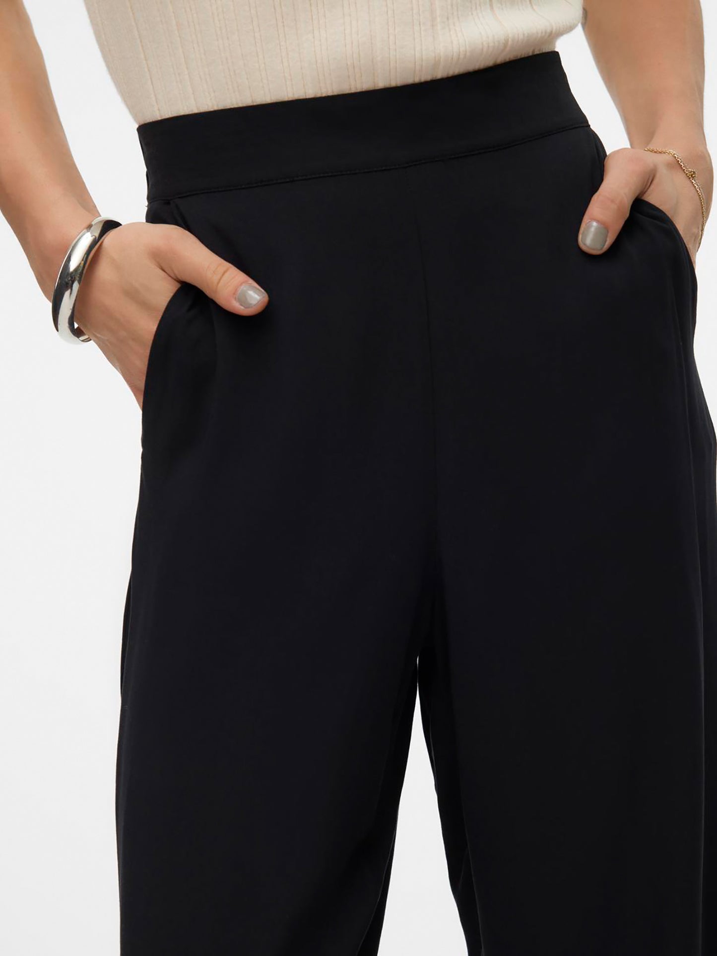 Γυναικεία ζιπ κιλότ VMEASY JOY HW CULOTTE PANTS WVN 10308013 | 10308013