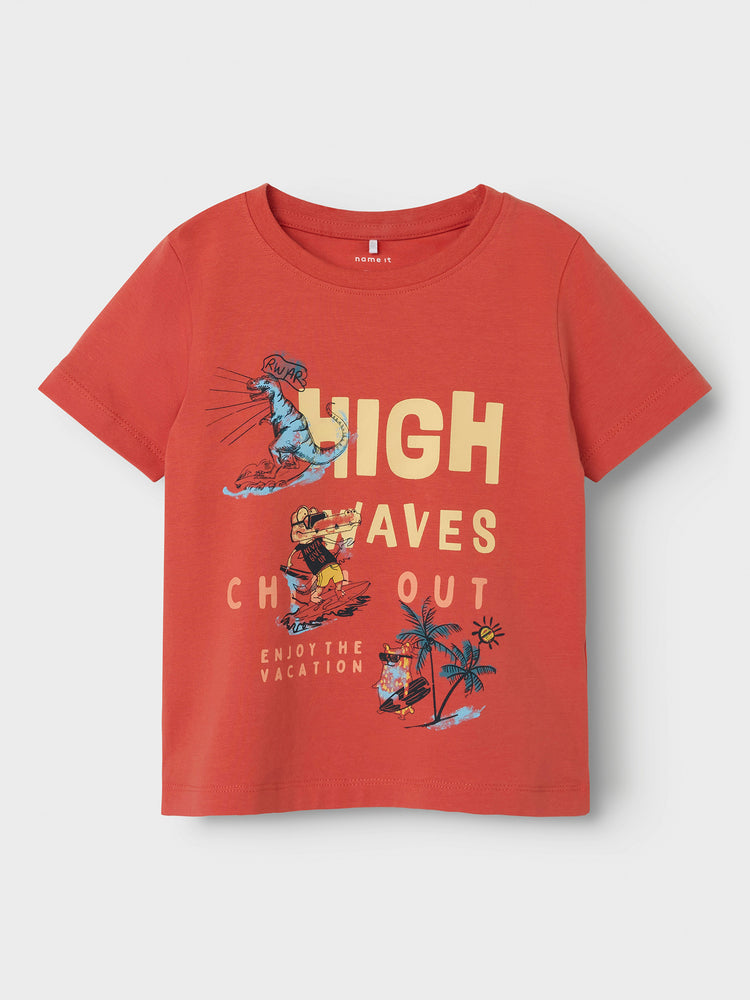 Παιδική μπλούζα μακό NMMHACH SS TOP 13230488 | 13230488