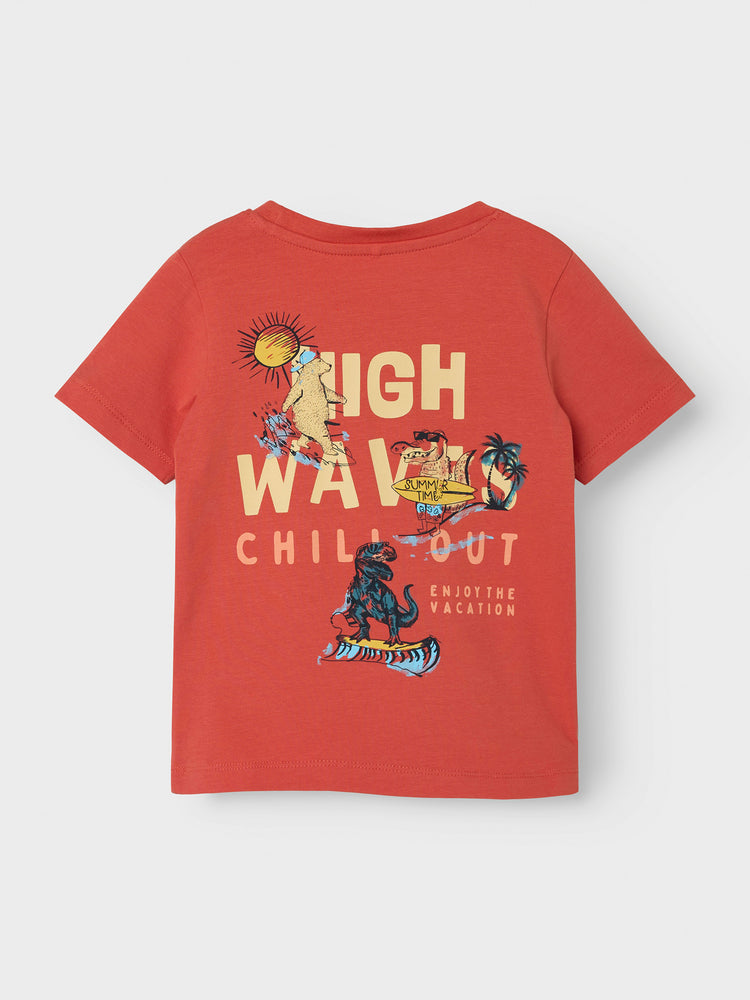 Παιδική μπλούζα μακό NMMHACH SS TOP 13230488 | 13230488