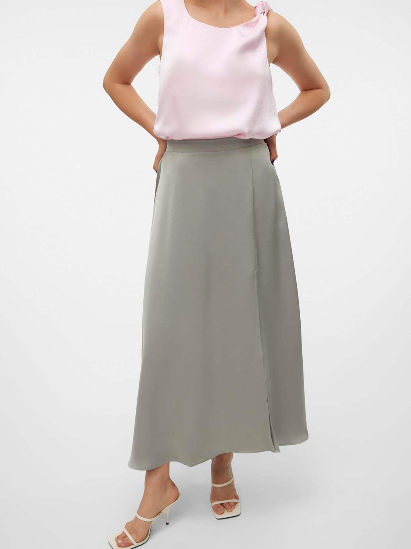 Γυναικεία φούστα VMRITA HW CALF SKIRT WVN VIP 10323899 | 10323899