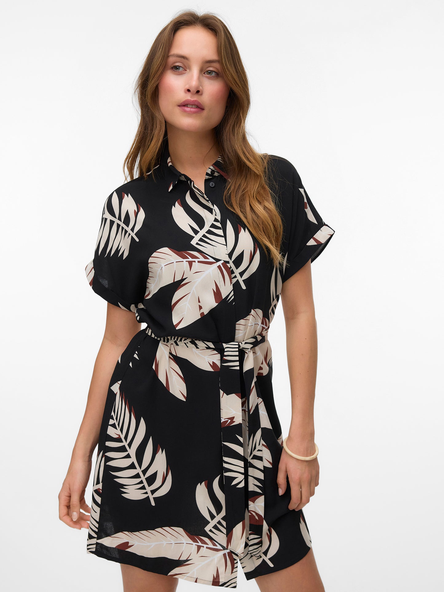 Γυναικείο φόρεμα φύλλα VMEASY JOY S/S SHIRT DRESS WVN 10302043 | 10302043