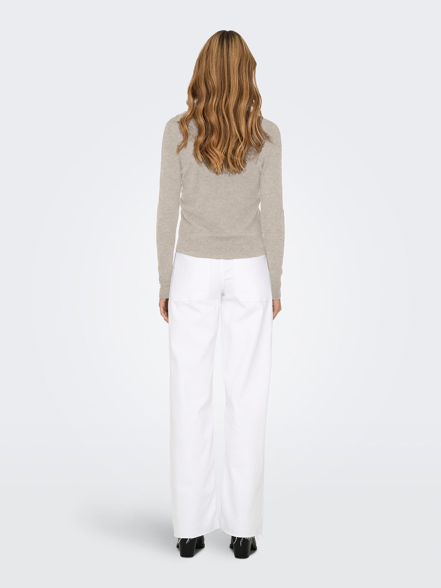 Γυναικεία μπλούζα ψιλή πλέξη ONLVENICE LIFE LS VNECK PULLOVER KNT NCA 15333990 | 15333990