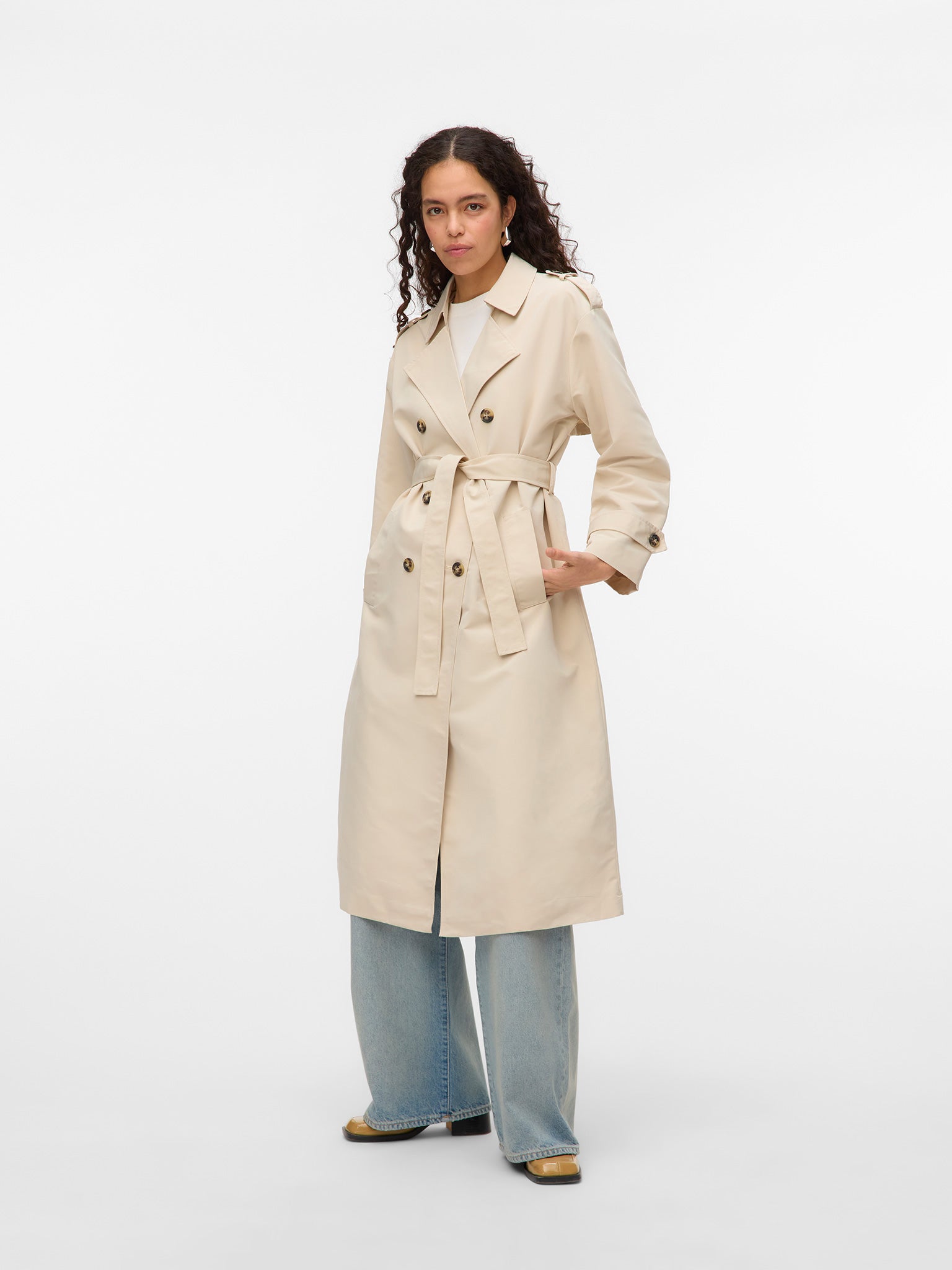 Γυναικεία καπαρντίνα VMCHLOE LONG TRENCHCOAT GA NOOS 10300263 | 10300263