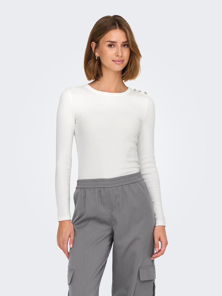 Γυναικεία μπλούζα ριπ ONLCHECKIE LIFE L/S TOP BOX JRS 15330371 | 15330371