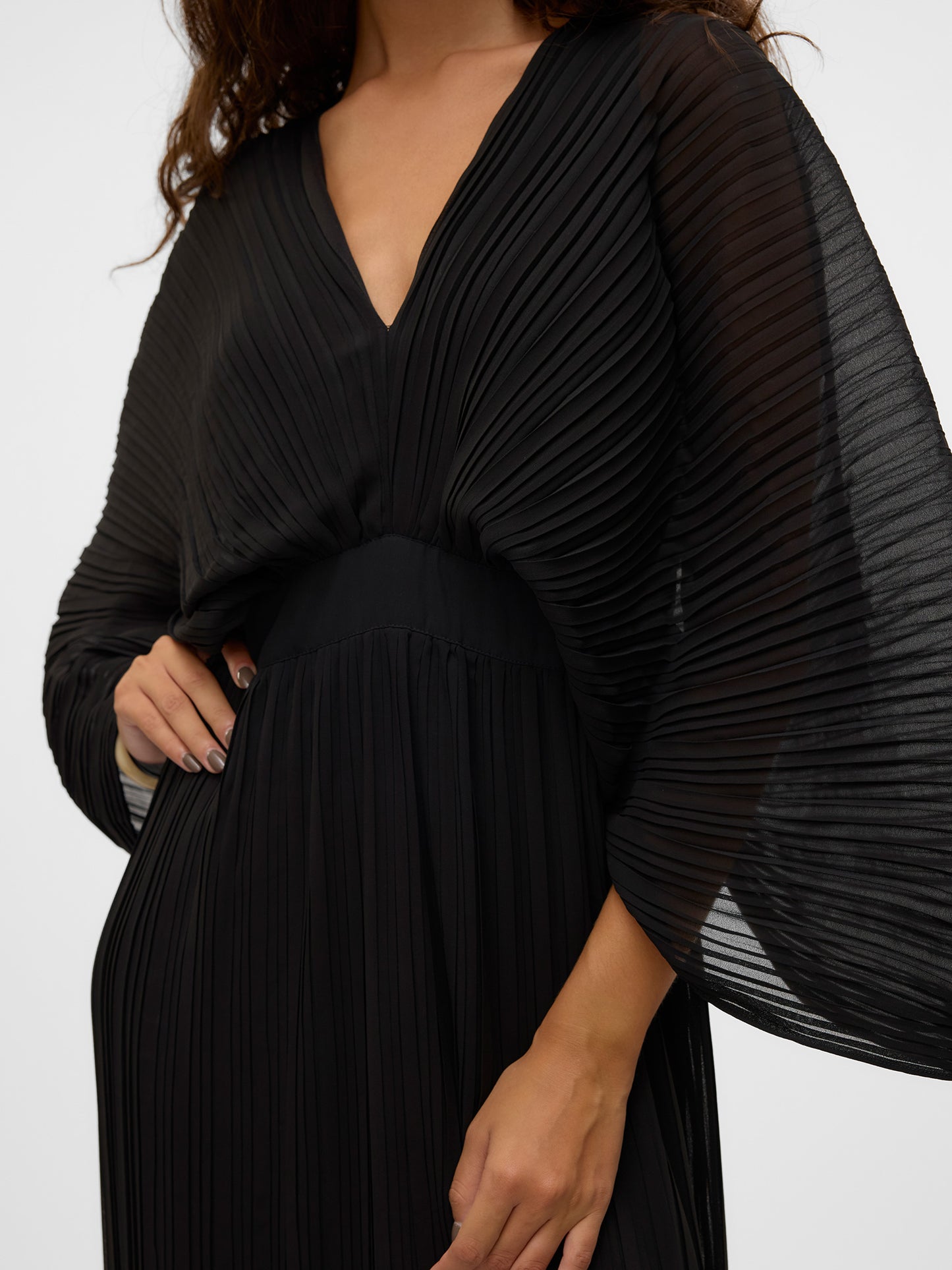 Γυναικείο φόρεμα πλισέ VMPILL 2/4 PLISSE DRESS WVN VIP 10324497 | 10324497