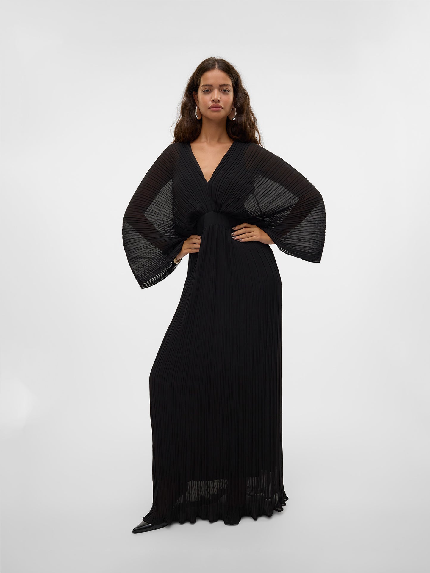 Γυναικείο φόρεμα πλισέ VMPILL 2/4 PLISSE DRESS WVN VIP 10324497 | 10324497