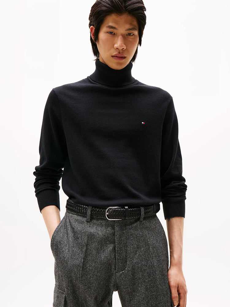 Ανδρική μπλούζα ζιβάγκο PIMA ORG CTN CASHMERE ROLL NECK MW0MW28048BD | MW0MW28048BDS