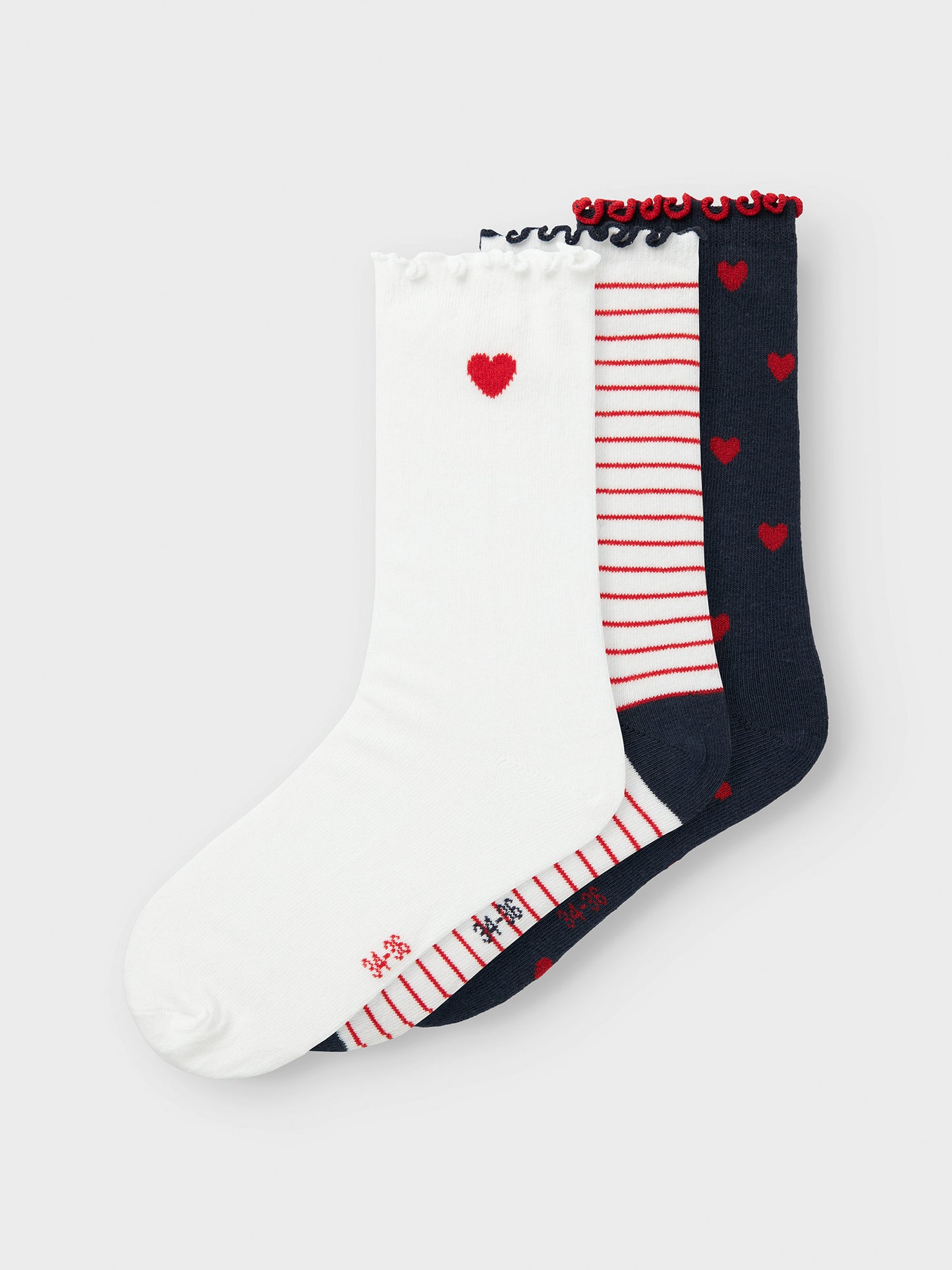 Εφηβικές κάλτσες NKFLULU 3P SOCKS 13240738 | 13240738
