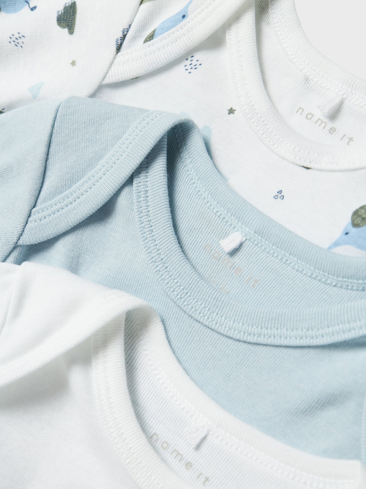Βρεφικά κορμάκια σετ 3 τεμ NBMBODY 3P LS BABY ELEPHANT NOOS 13232736 | 13232736