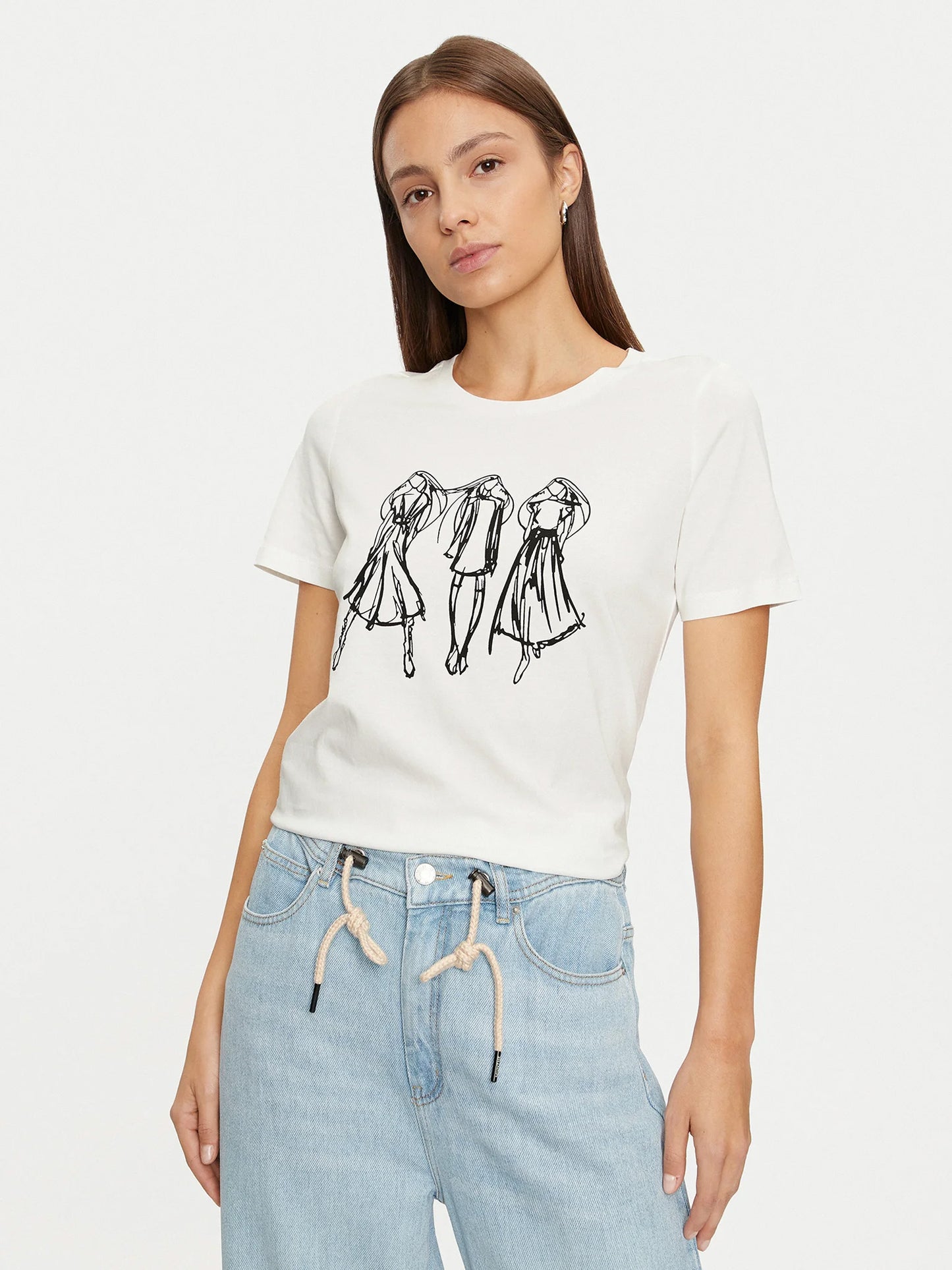 Γυναικείο t-shirt VMROMY S/S O-NECK T-SHIRT JRS BTQ 10320297 | 10320297