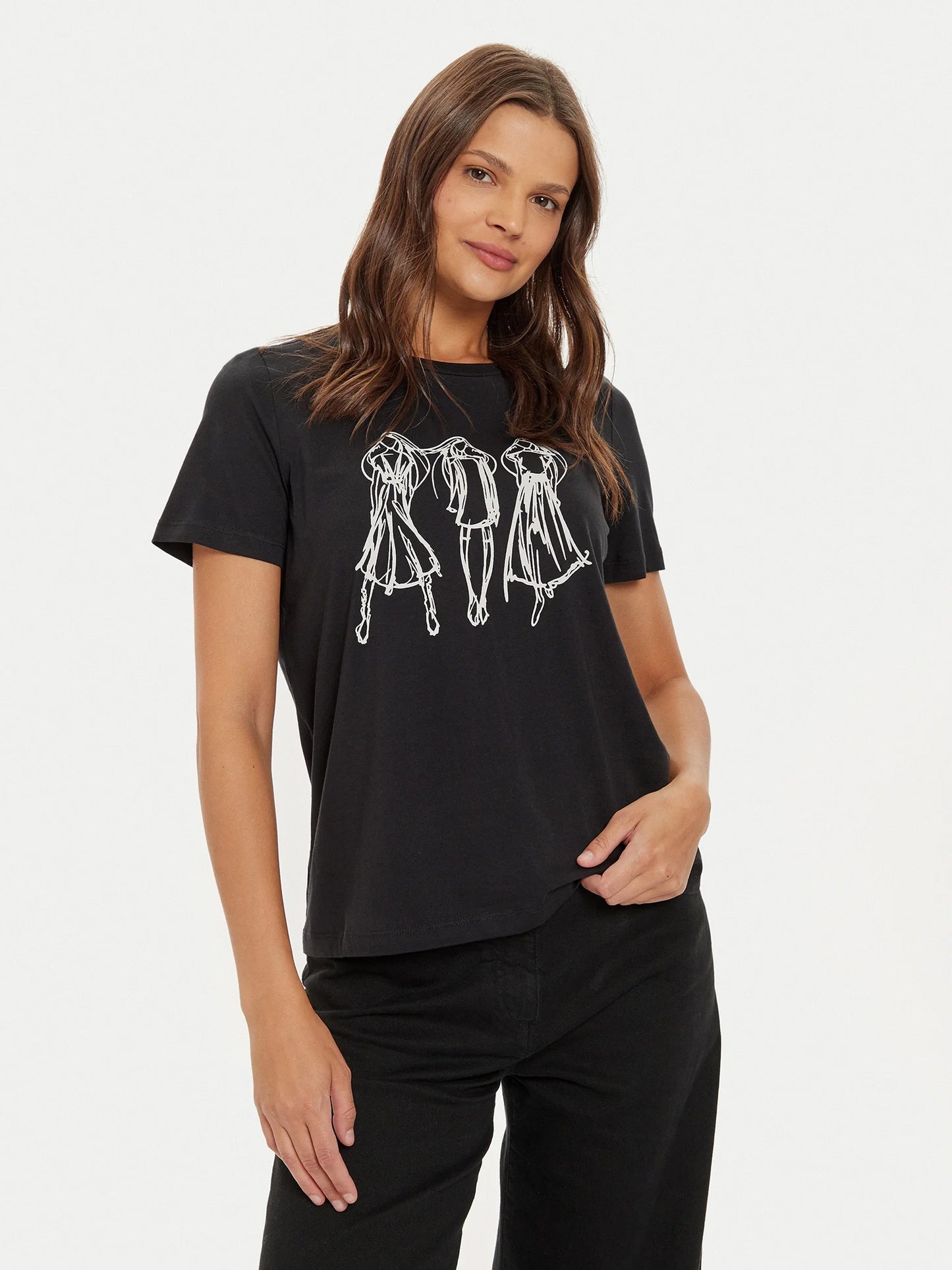 Γυναικείο t-shirt VMROMY S/S O-NECK T-SHIRT JRS BTQ 10320297 | 10320297