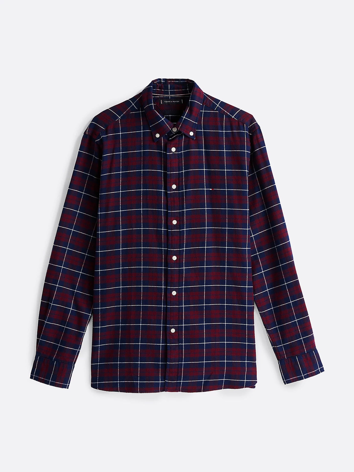 Ανδρικό πουκάμισο καρό BRUSHED EASY CHECK RF SHIRT MW0MW372070QJ | MW0MW372070QJ