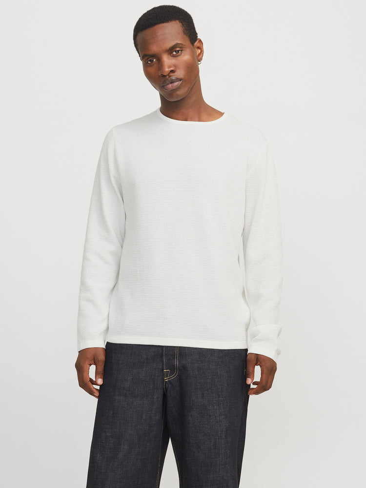 Ανδρική μπλούζα πλεκτή JJEGEORGE KNIT CREW NECK NOOS 12268279 | 12268279